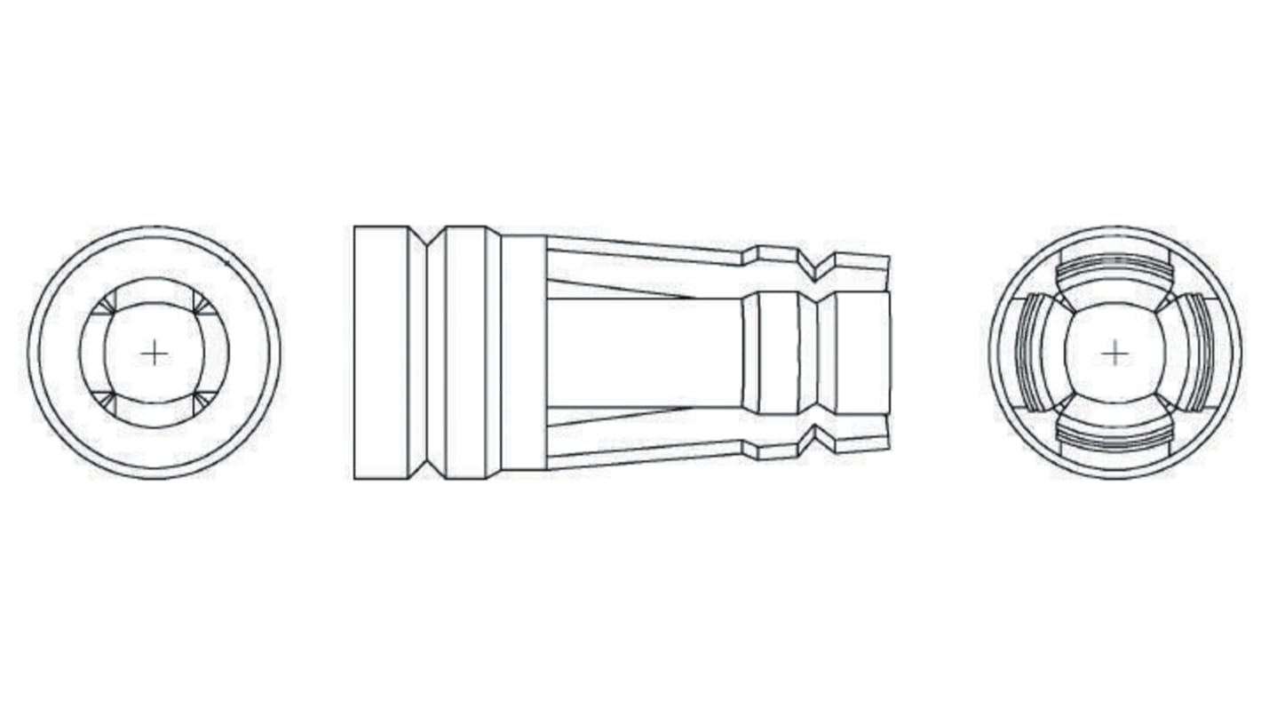 Conector hembra para montaje en PCB TE Connectivity 6-1437514-6, , 1 contacto contactos, Recto, Revestimiento de Oro