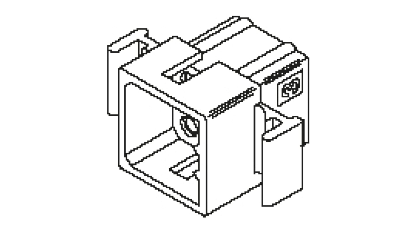 Molex, STANDARD .062" Male Connector Housing, 3.68mm Pitch, 9 Way, 3 Row