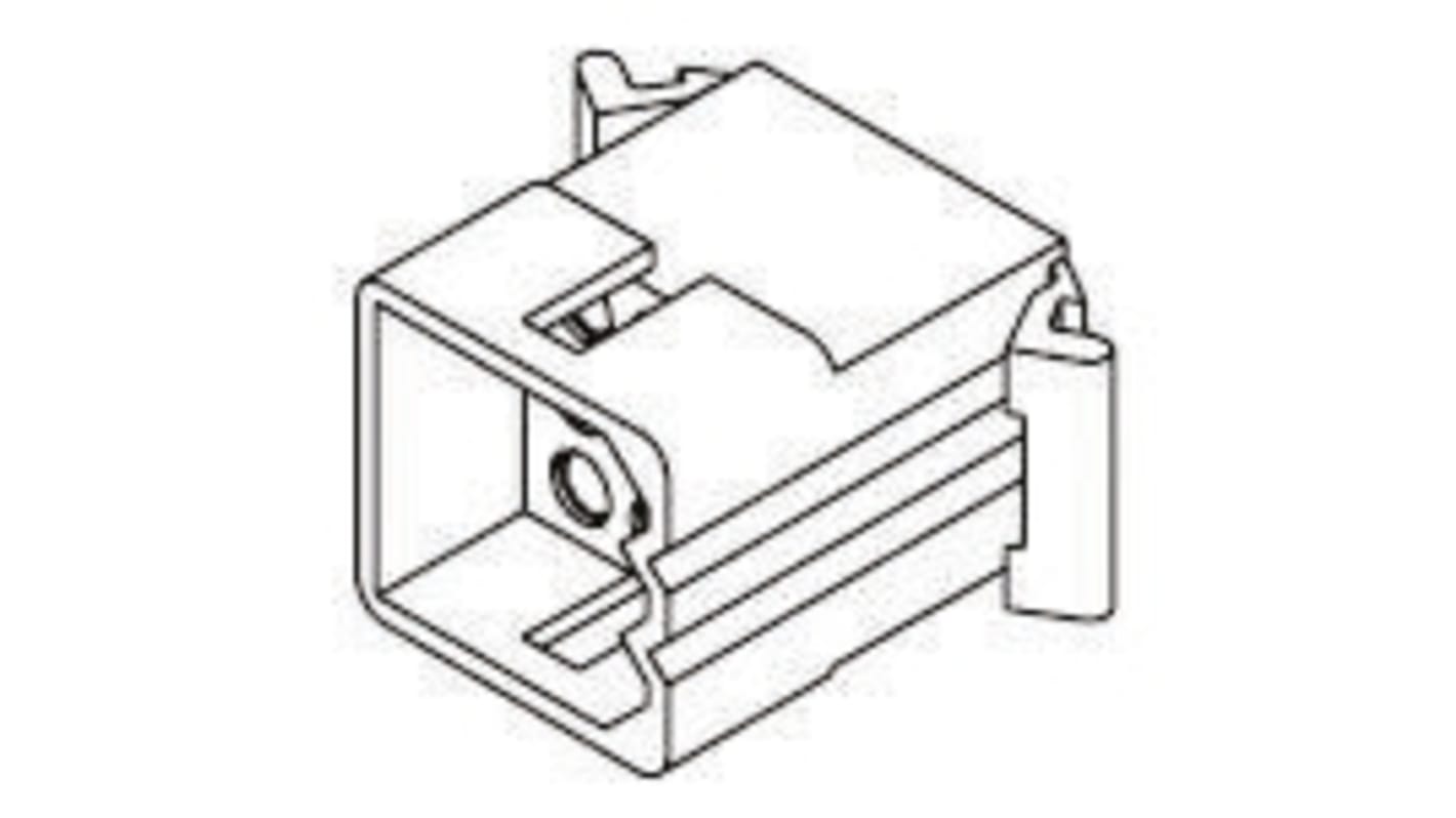 Boitier de connecteur Mâle, 9 contacts sur 3 rangs, pas 5.03mm, Droit, série STANDARD .093"