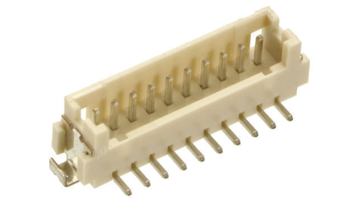 HARWIN 4p单排排针 直向线对板连接器, 1.25mm间距, 1.0A, 150.0 V, SMT安装, M30系列
