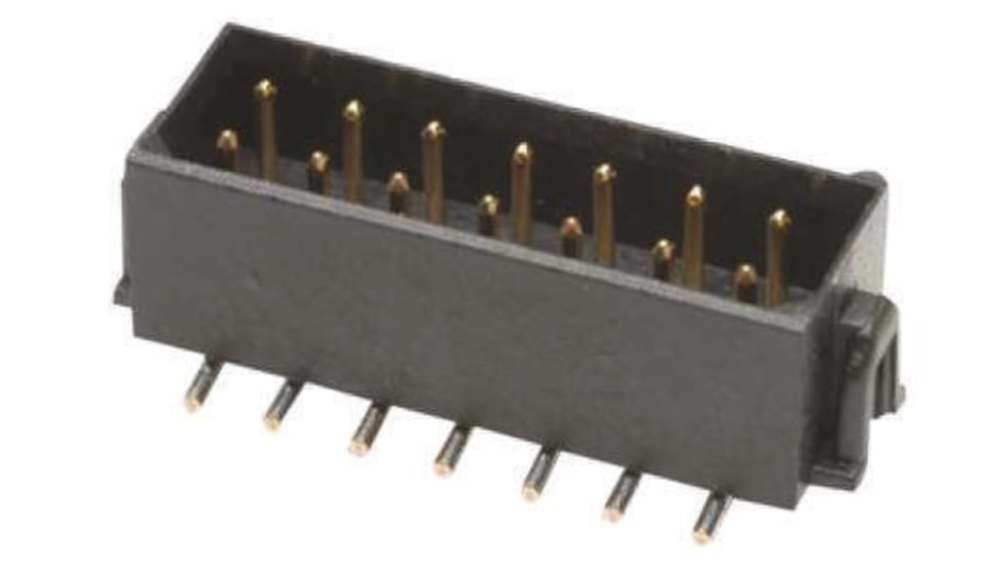 HARWIN Datamate L-Tek Series Straight Surface Mount PCB Header, 6 Contact(s), 2.0mm Pitch, 2 Row(s), Shrouded