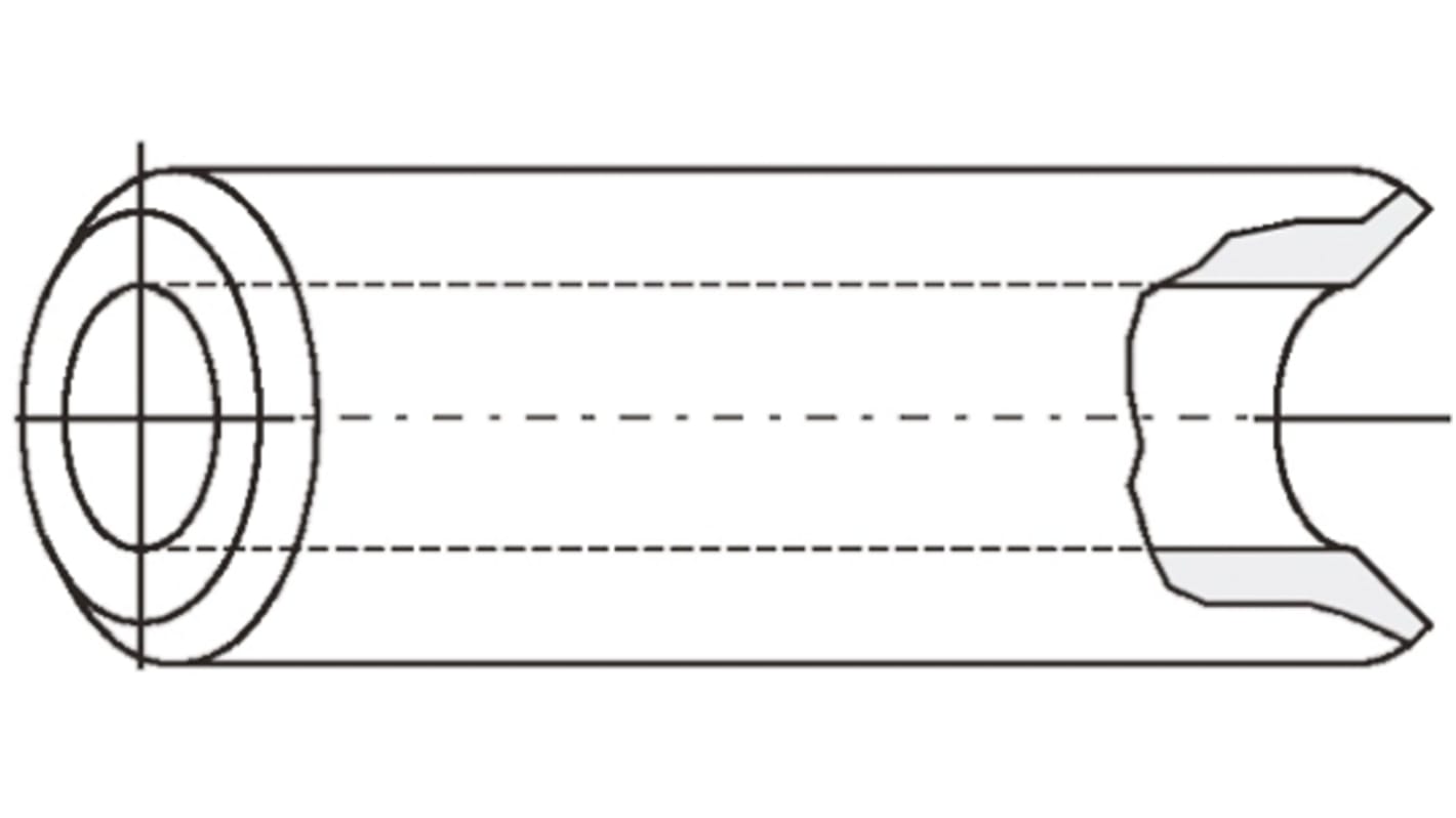 Fischer Elektronik 圆形黄铜间隔柱, 3mm长, 3.2mm内径, 6mm外径