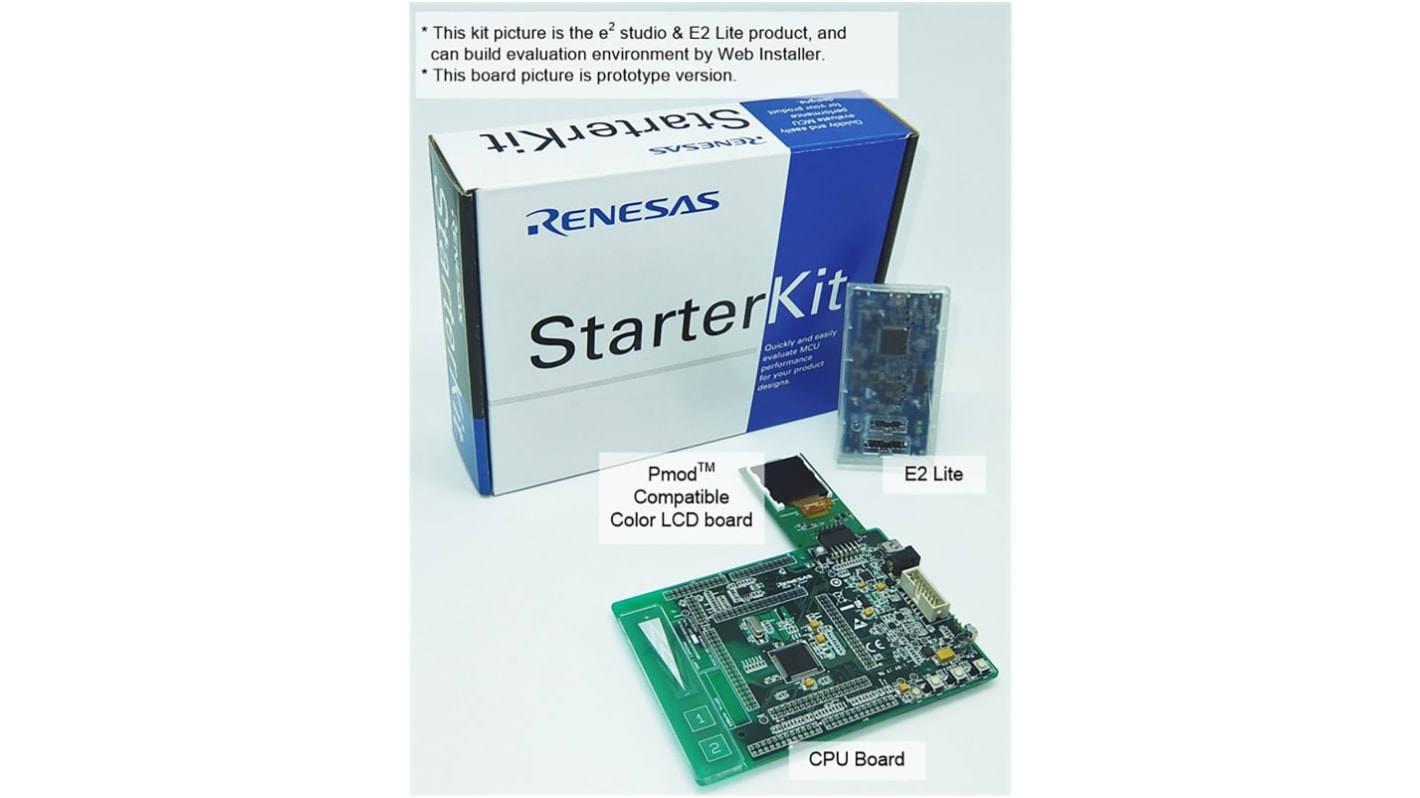 Renesas Electronics Renesas Starter Kit for RX130-512KB for RX130, YRTK5051308S00000BE RX130-512KB