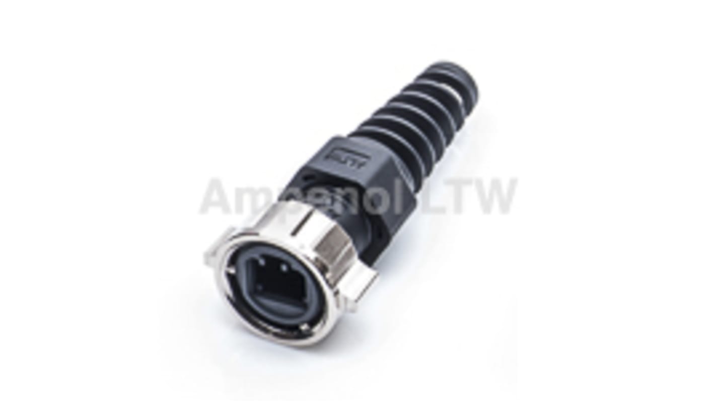 Amphenol Industrial RCM Series Female RJ45 Connector, Cable Mount