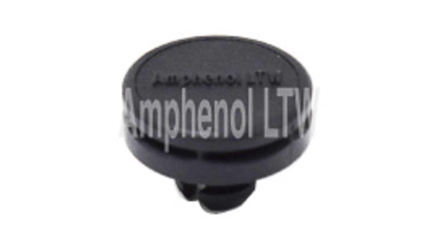 Amphenol Industrial 塑料泄压口 压力补偿元件, M12螺纹, IP68, 黑色x16mm高, Vent系列