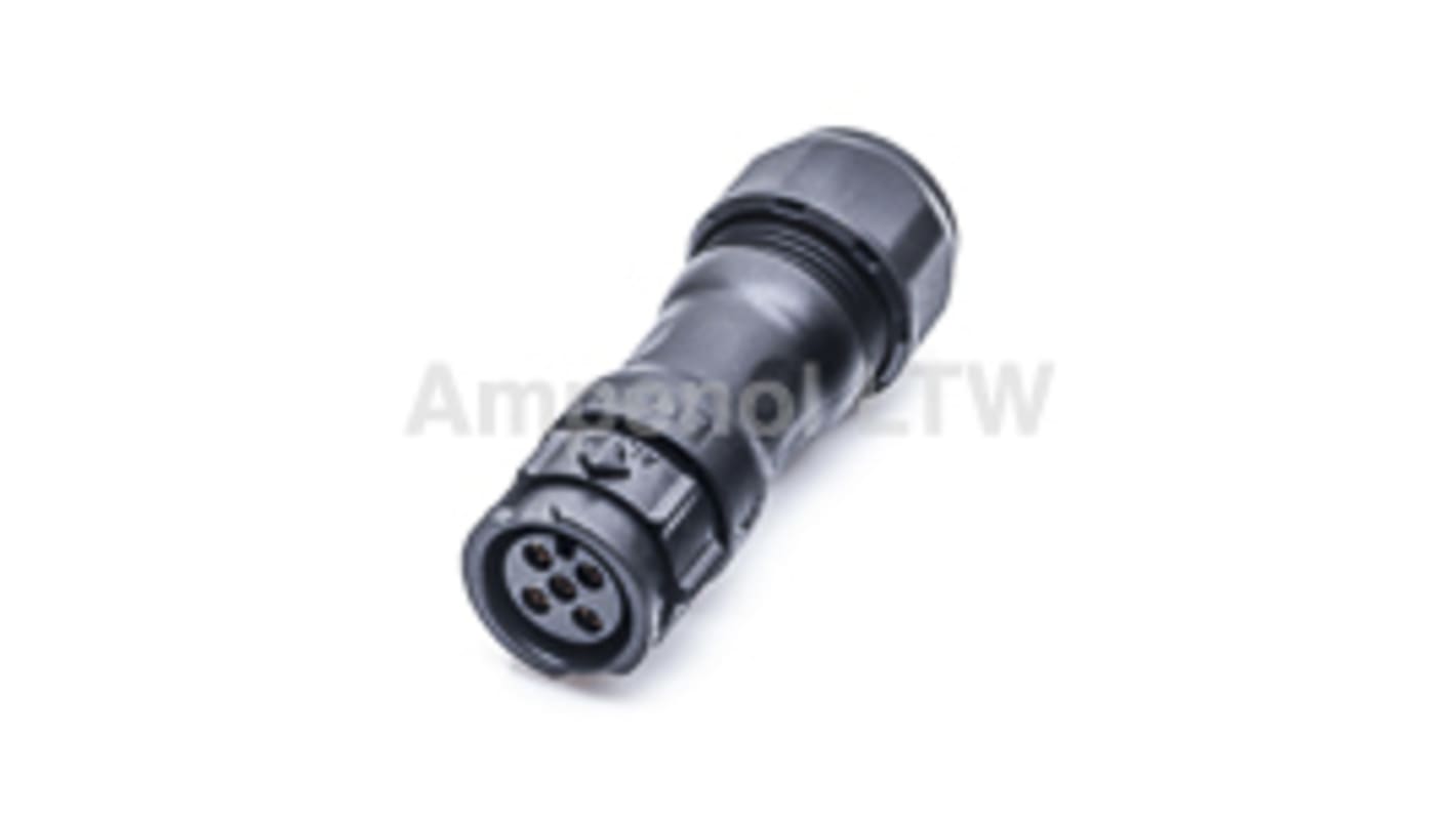 Amphenol Industrial Circular Connector, 5 Contacts, Cable Mount, Socket, Female, IP68, X-Lok Series