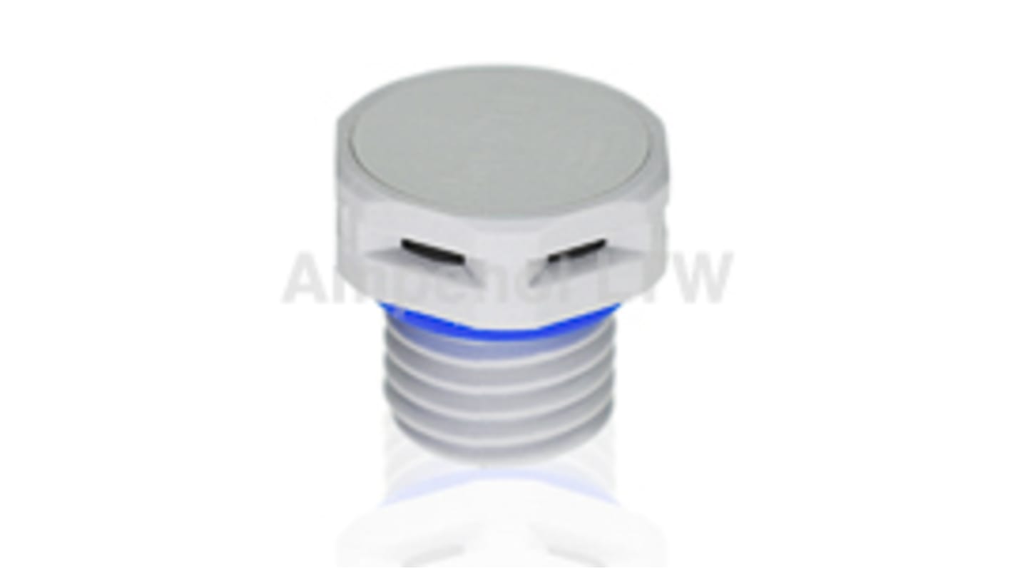 Amphenol Industrial 塑料泄压口 压力补偿元件, M12螺纹, 黑色x16mm高, Vent系列