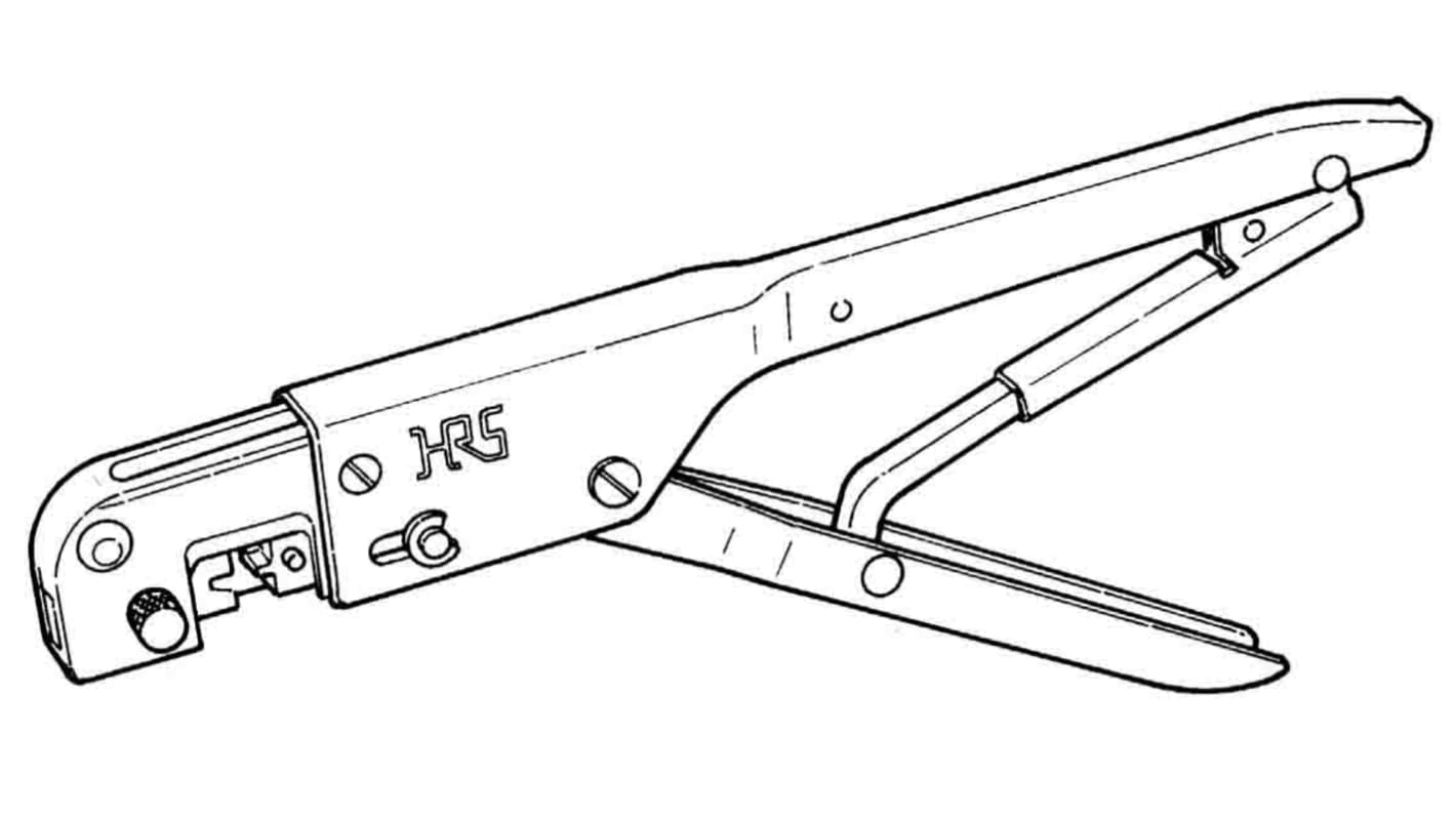 Hirose DF1B Hand Ratcheting Crimp Tool for DF1B-2428PC Contact, DF1-PD2428SCB Contact