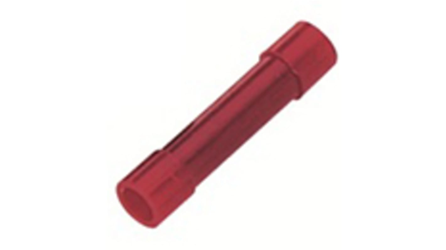 Conector de empalme RS PRO, 0.5 → 1.5 mm², 22 → 16 AWG 16AWG 1.5mm² 22AWG 0.5mm², Rojo