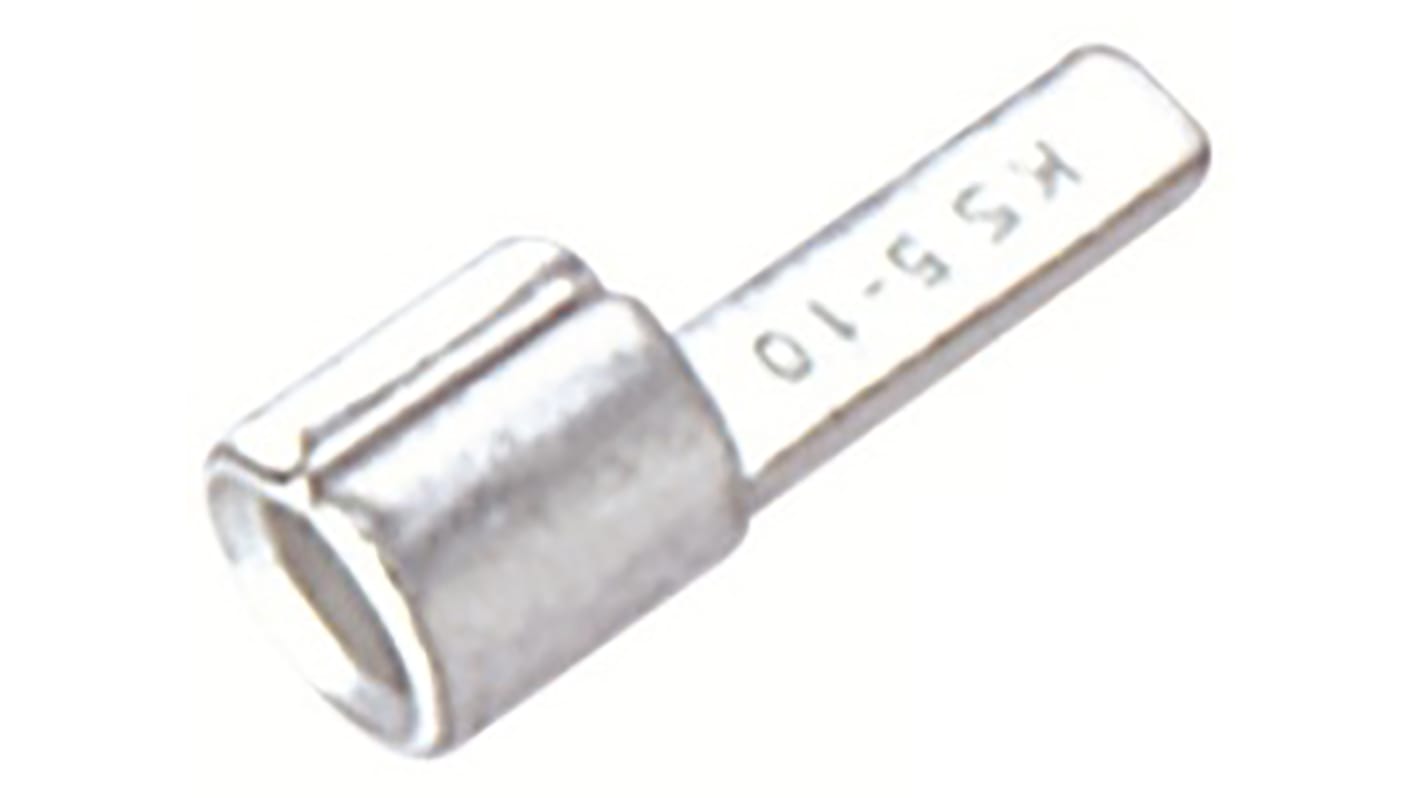RS PRO 片型端子, 线规4mm²至6mm², 插片2.8mm宽x10mm长x1mm厚