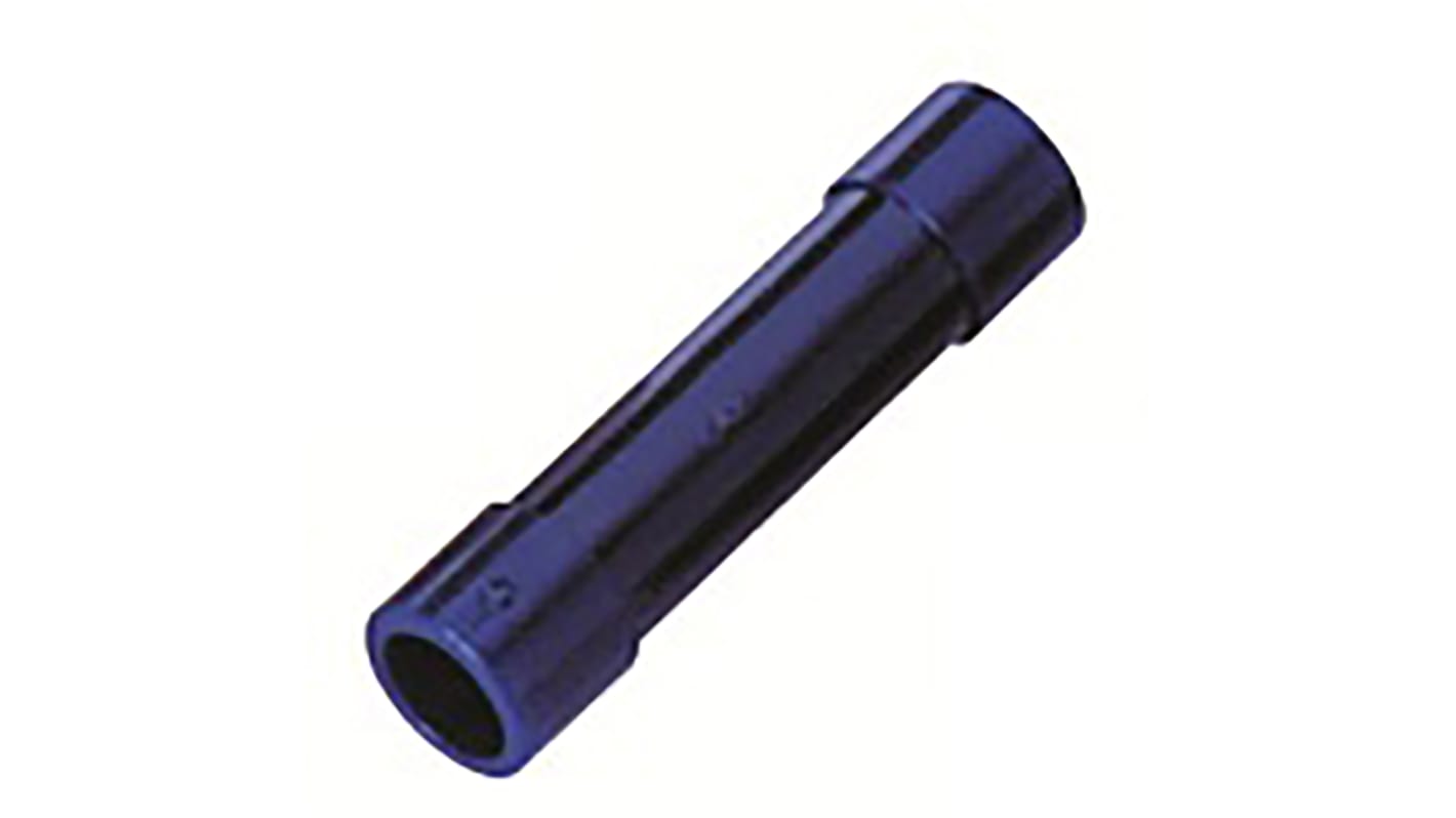 RS PRO 片型端子, 线规1.5mm²至2.5mm²x26mm长, 蓝色, PC绝缘
