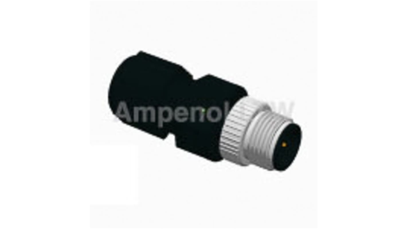 Amphenol Industrial 丸型コネクタ, 3極, M12, ケーブルマウント, M12D-03BMMA-SL8001