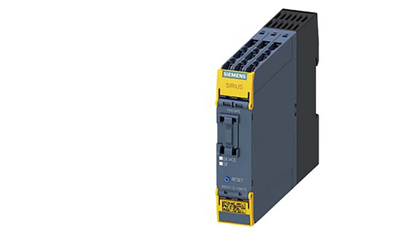 Relé de seguridad Siemens SIRIUS 3SK2 de 2 canales, 24V dc