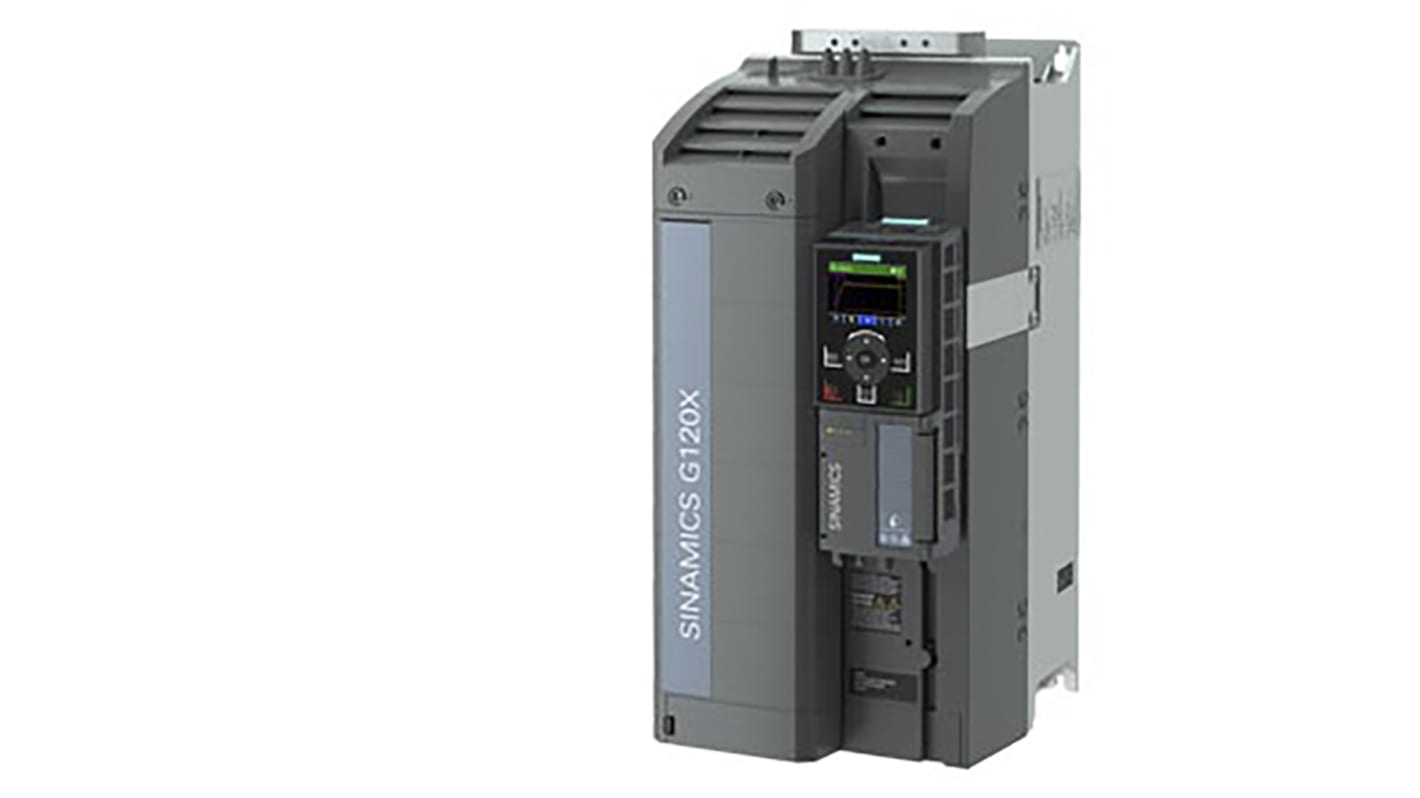 Siemens Inverter Drive, 30 kW, 3 Phase, 380 → 480 V ac, 59 A, SINAMICS G120X Series