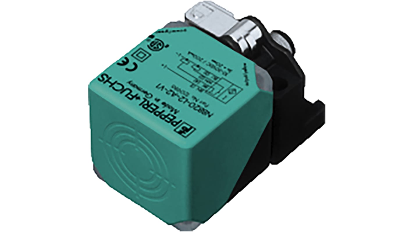 Rs-Online Sensore di prossimità a parallelepipedo Pepperl + Fuchs M12 rilevamento 20 mm 10 → 60 V c.c