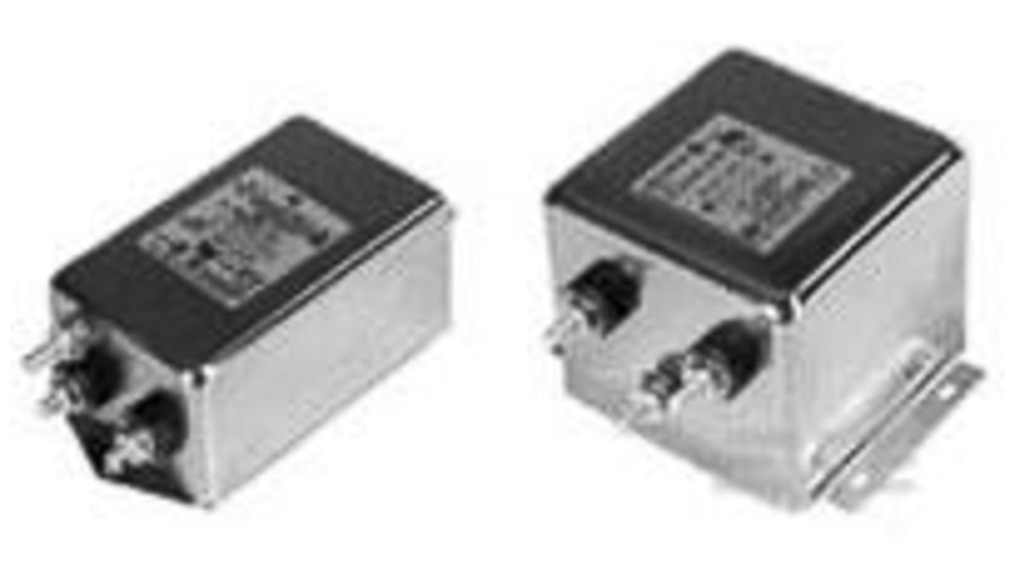 TE Connectivity 单相RFI滤波器, 20A, 250 V 交流, 50/60Hz, 法兰安装, 螺纹螺栓接端, Corcom SK系列
