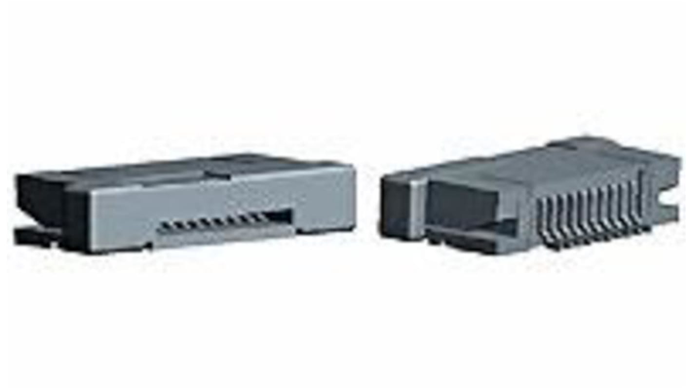 TE Connectivity, 1734592 0.5mm Pitch 16 Way Right Angle Female FPC Connector, ZIF Bottom Contact