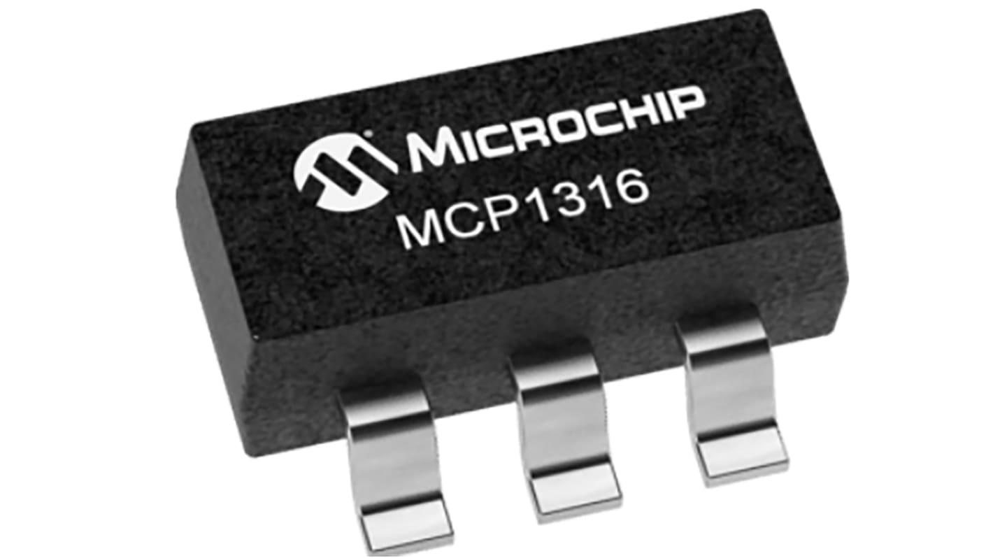 Microchip Voltage Supervisor 5-Pin SOT-23, MCP1316T-31RE/OT