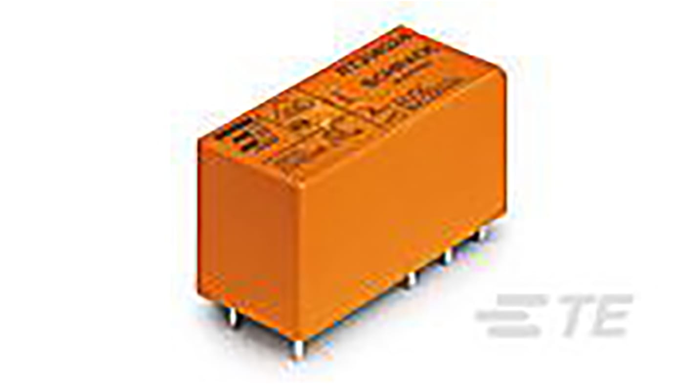 TE Connectivity PCB Mount Power Relay, 60V dc Coil, 8A Switching Current, DPDT