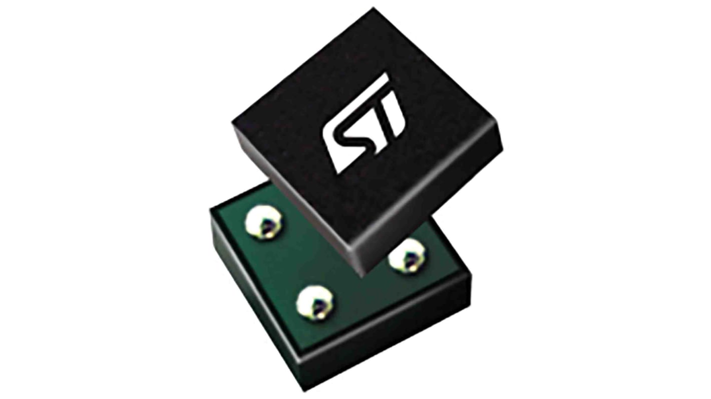 STMicroelectronics 线性稳压芯片, 3.3 V输出, 200mA最大输出, 单路输出, 倒装焊芯片, 贴片, 4针