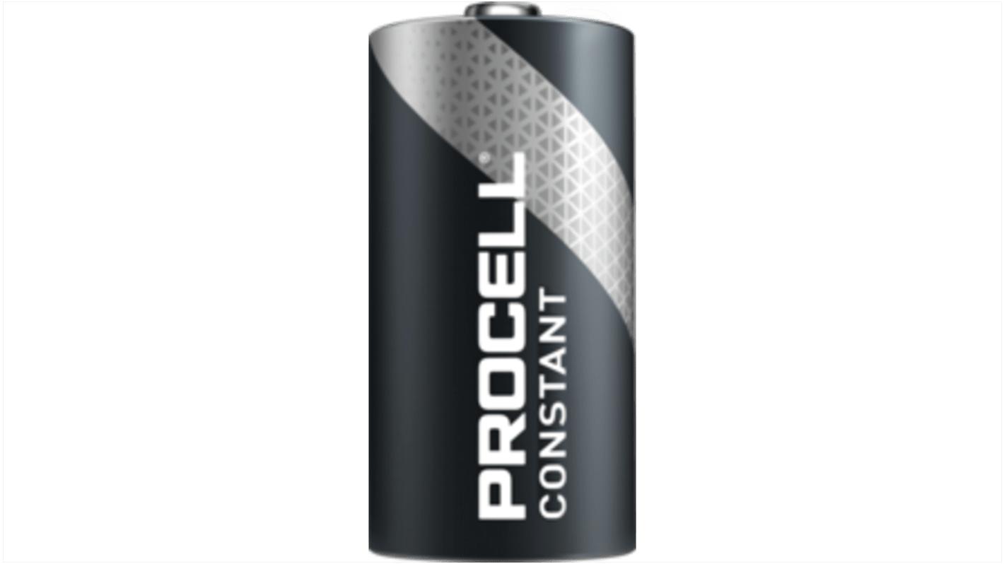 Duracell Procell C batteri, Constant LR14, 1.5V, Alkalisk PC1400, Flad Terminal, 9.000Ah