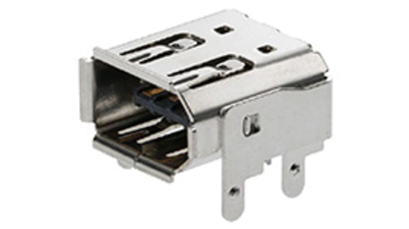 Molex 火线接口, 6针, THT, 125 V 有效值交流/直流, 1.5A