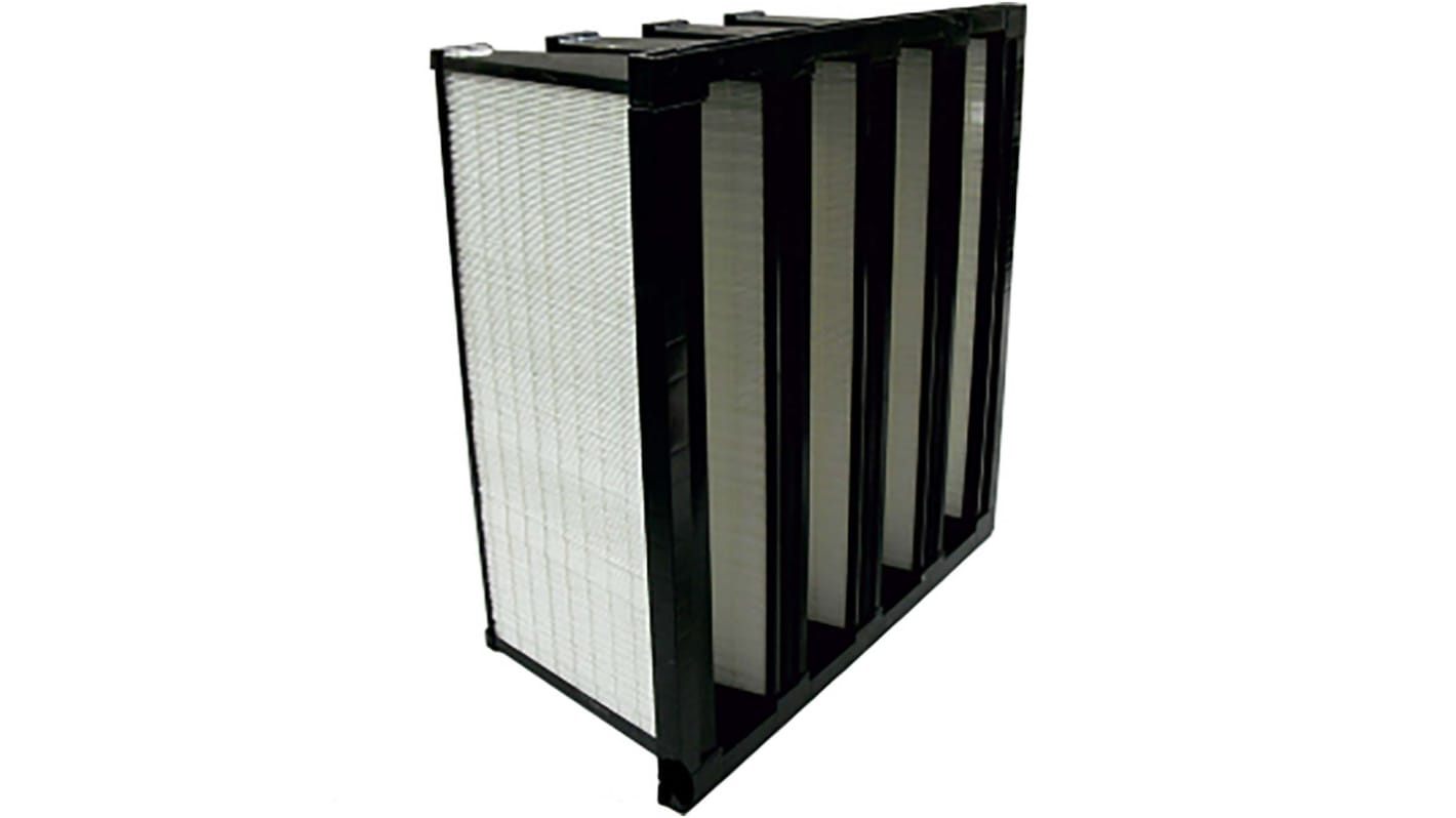 RS PRO Glass Fibre Bag Filter, F9 Grade, 592 x 287 x 292mm