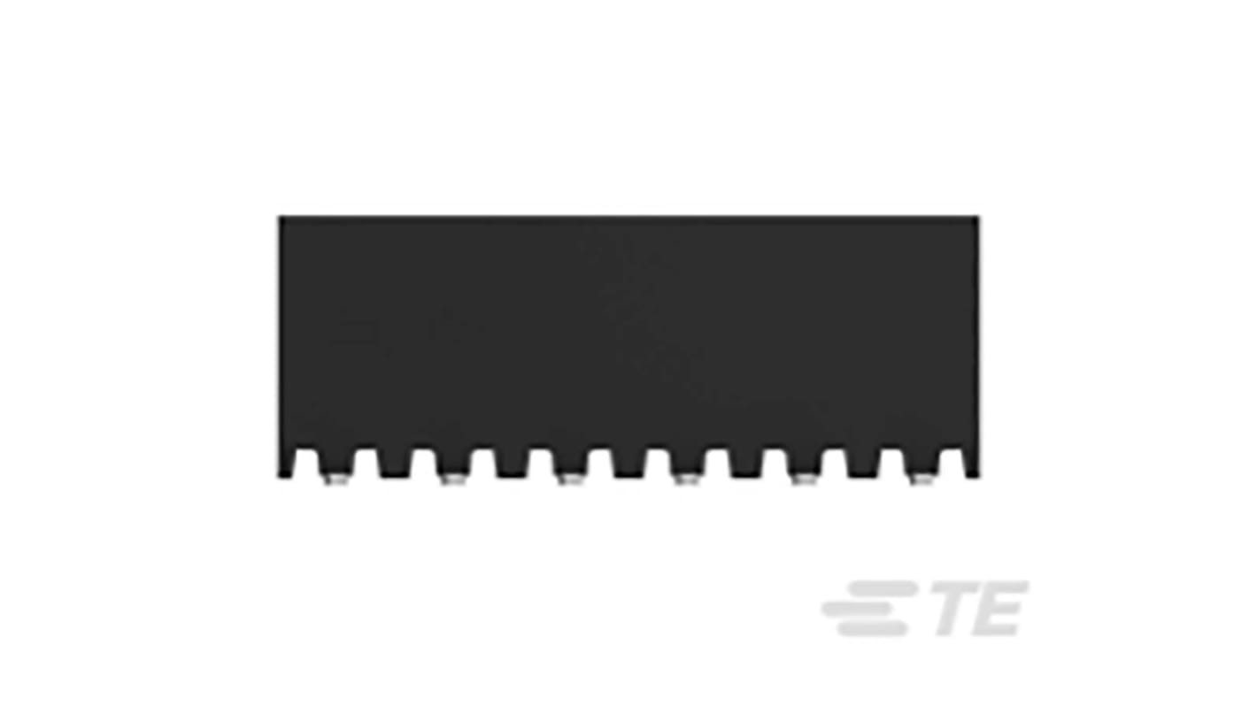 TE Connectivity AMPMODU Series Straight Surface Mount PCB Socket, 12-Contact, 2-Row, 2mm Pitch, Solder Termination