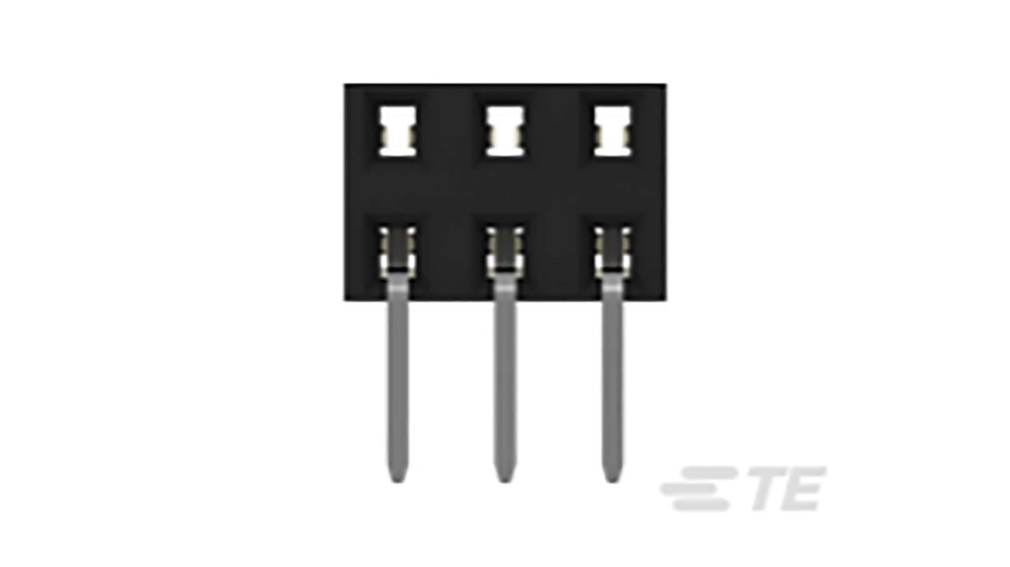 Gniazdo PCB 6 -pinowe 2 -rzędowe raster: 2mm Gniazdo Proste Przewlekany