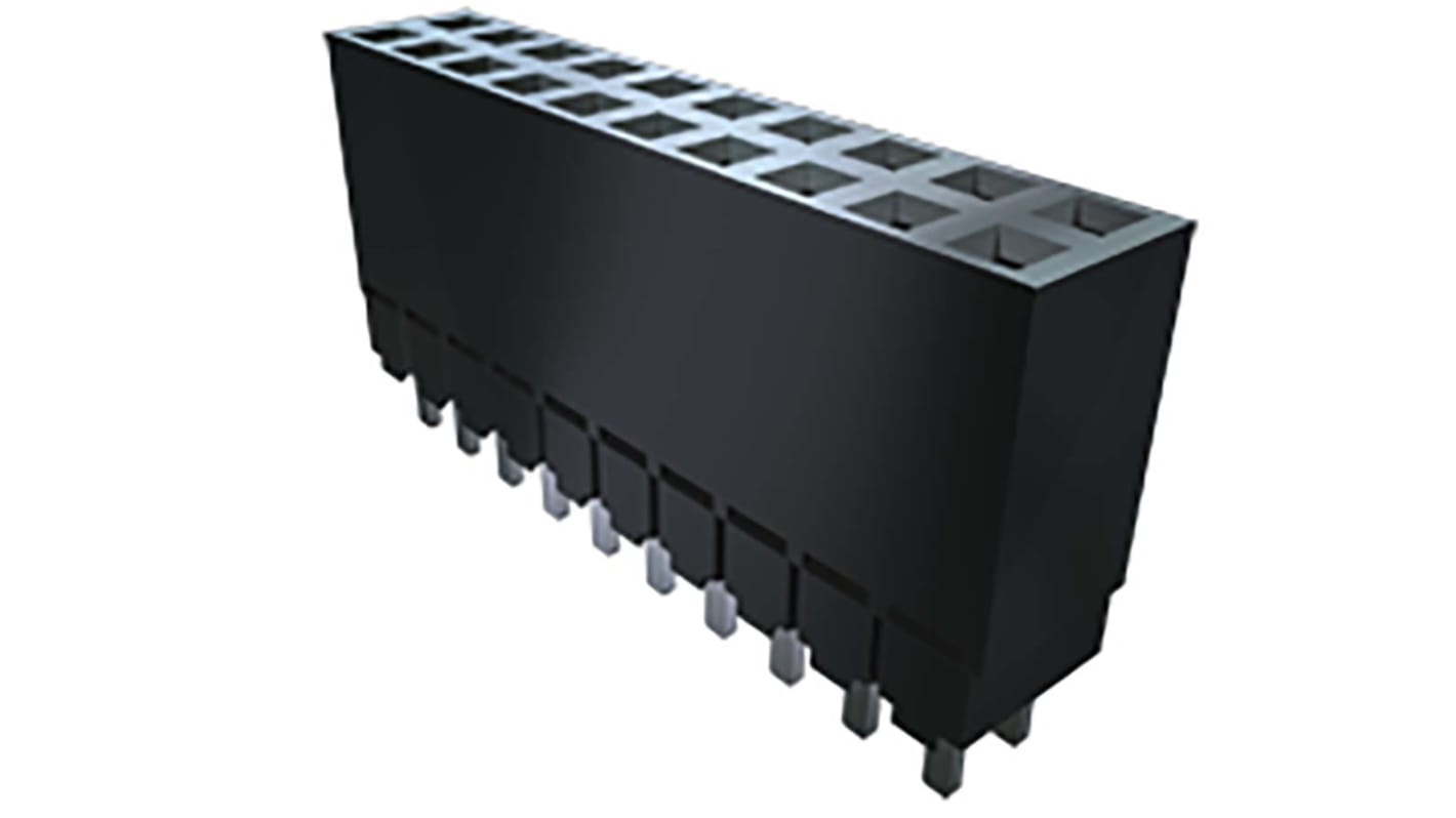 Gniazdo PCB 50 -pinowe 2 -rzędowe raster: 2.54mm typu płytka – płytka Proste Przewlekany