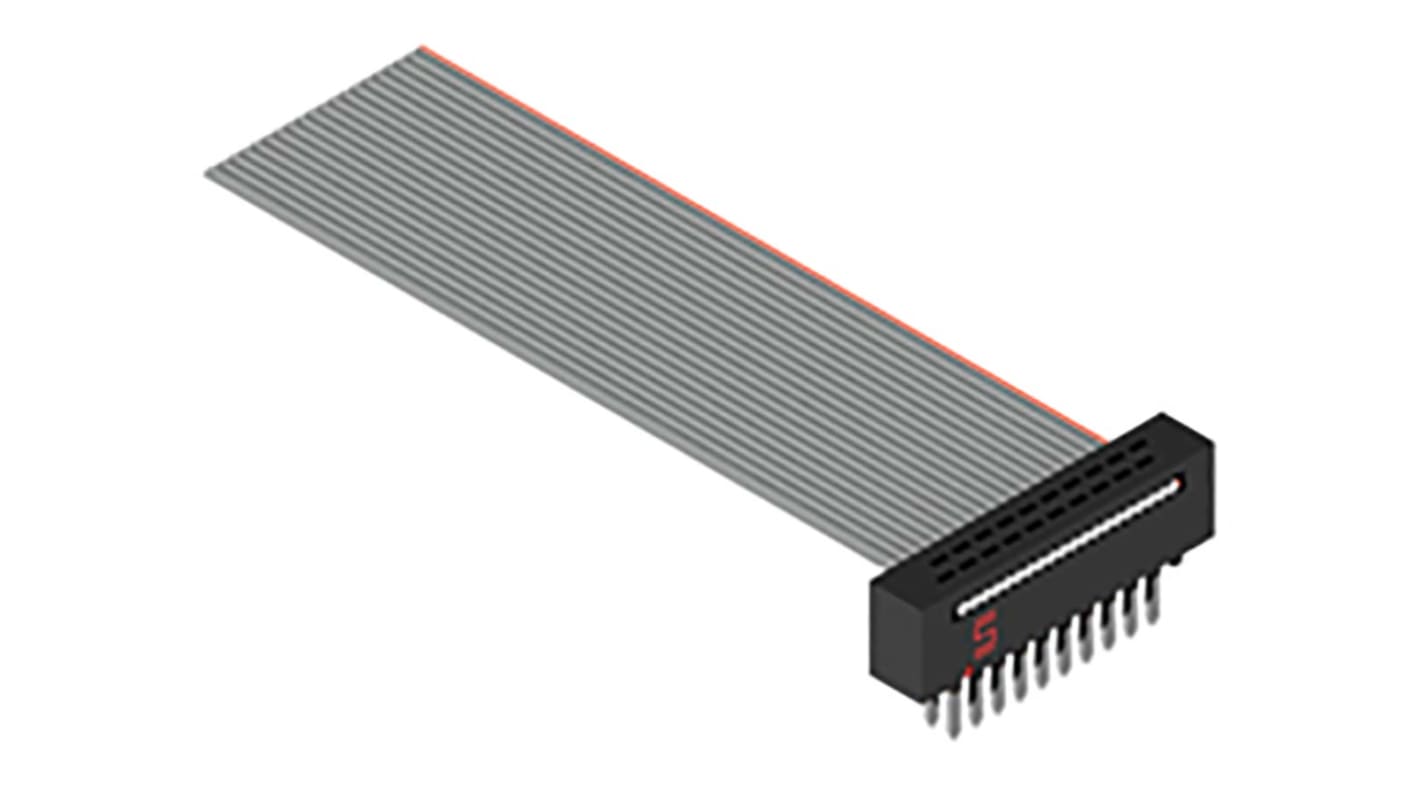 Samtec FFMD Series Flat Ribbon Cable, Tiger Eye IDC to Tiger Eye IDC