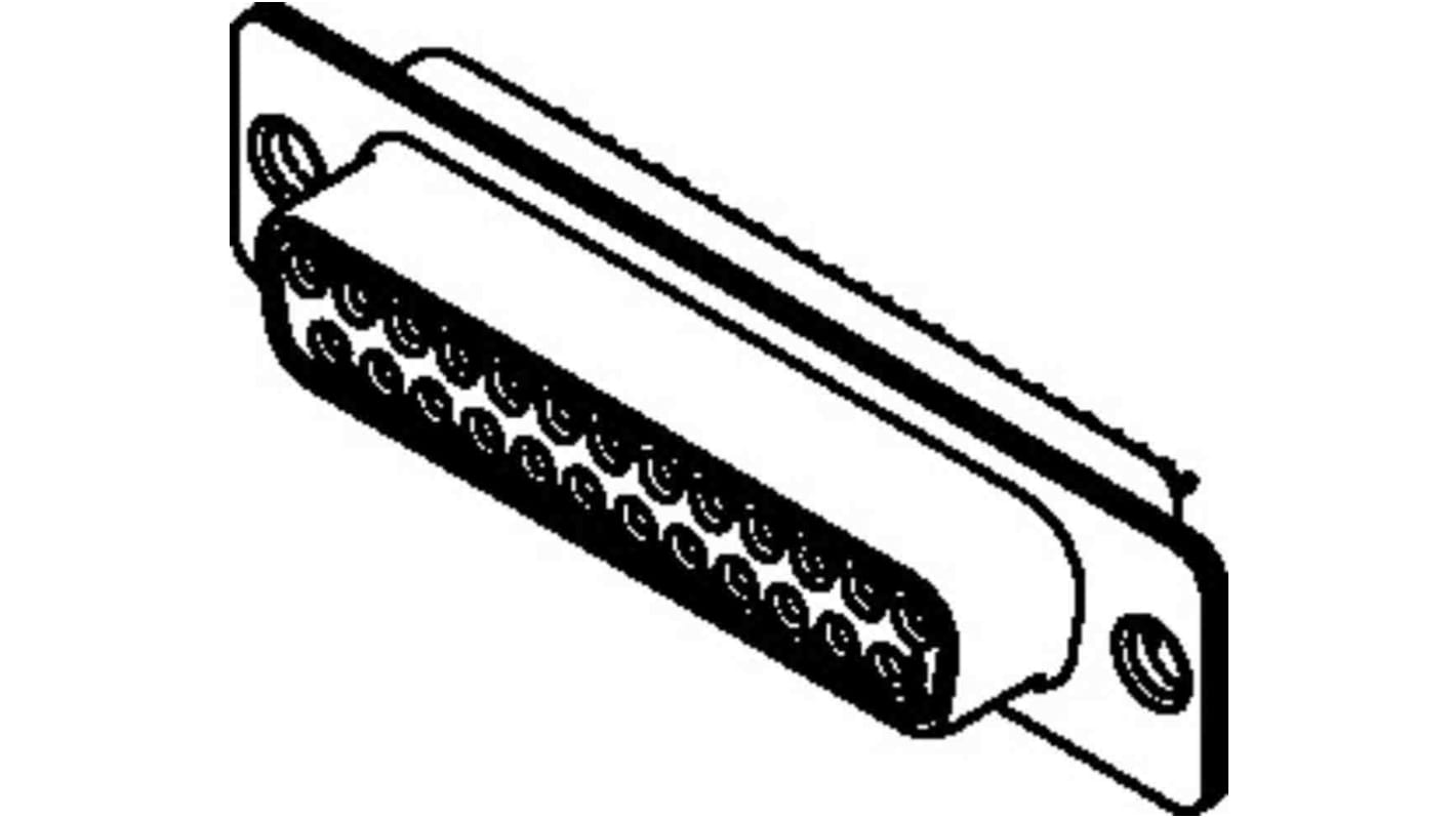 Omron XM3D 37 Way Panel Mount D-sub Connector Socket