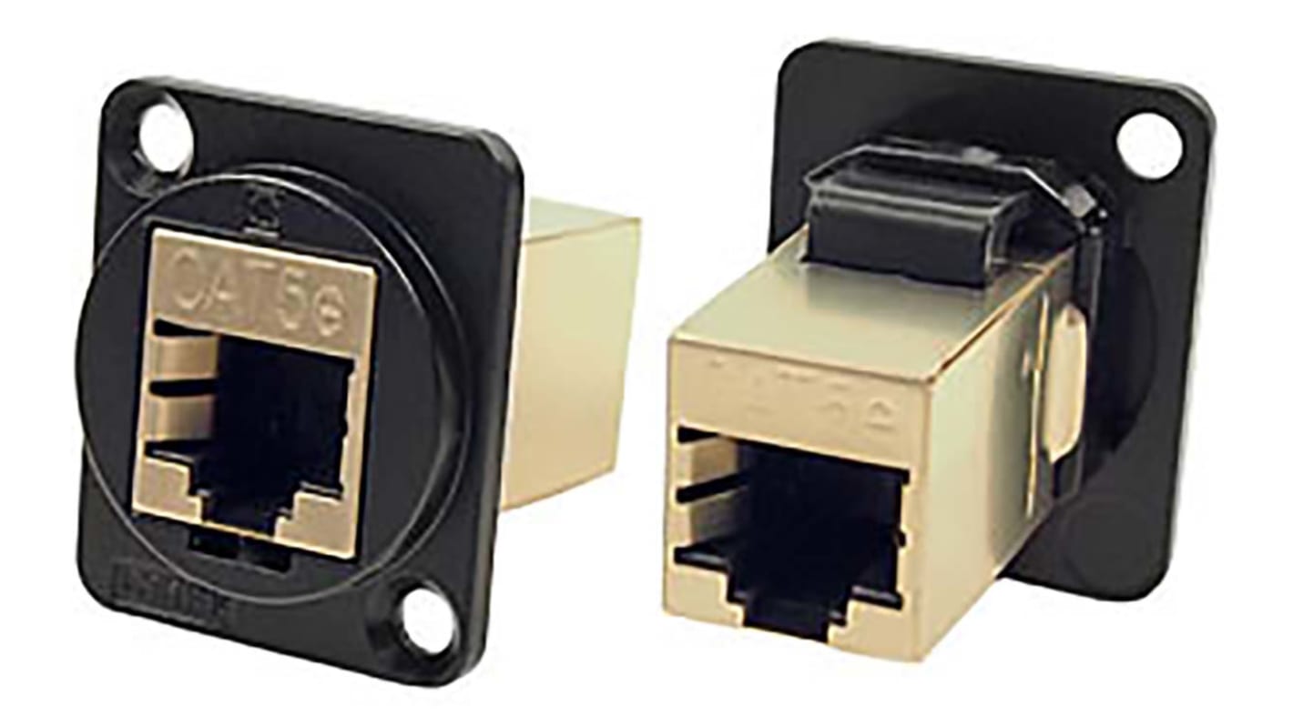 Złącze RJ45 RJ45 Cat5e Ekranowane porty: Złącze przewlekane RS PRO