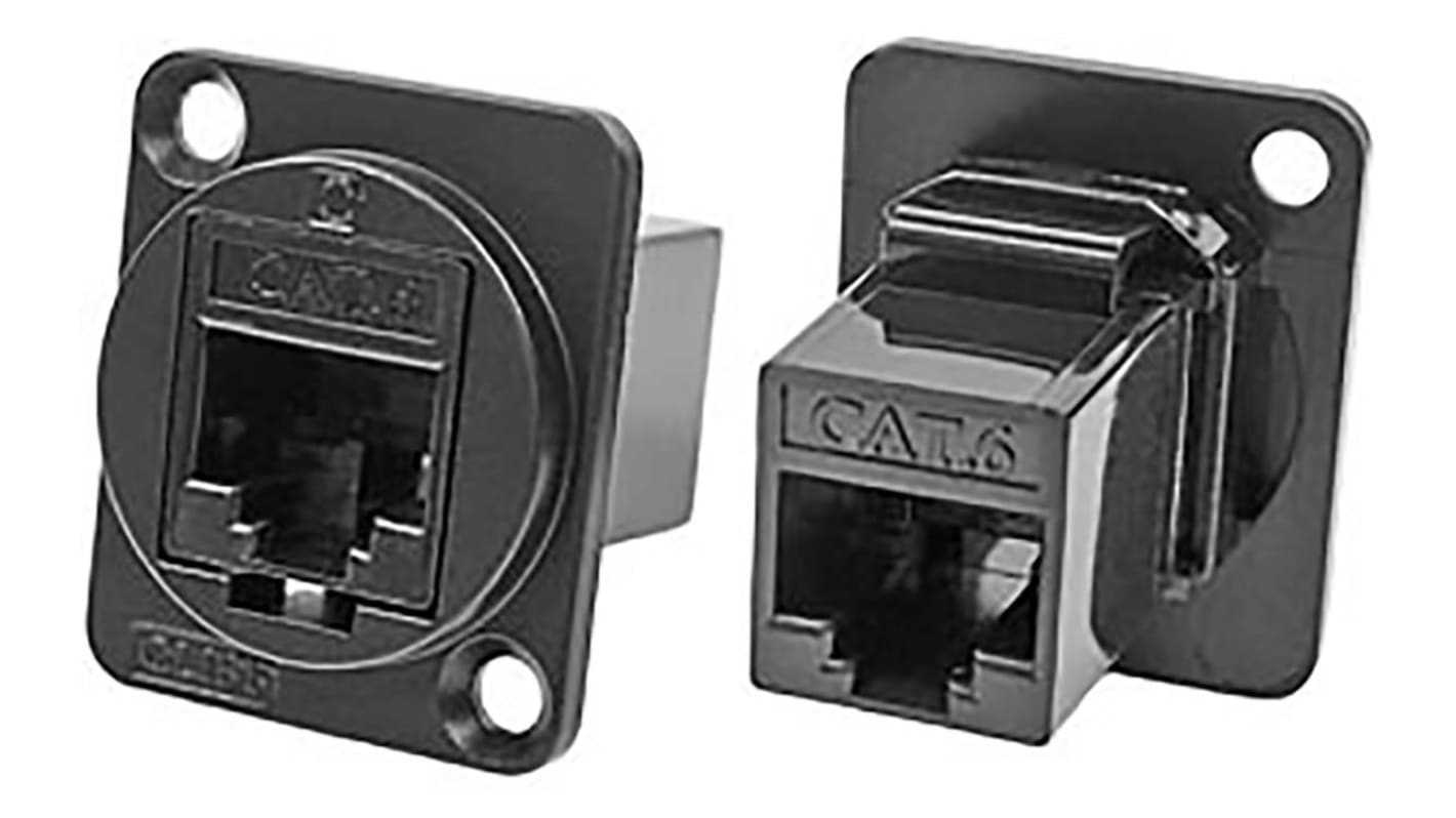 RS PRO RJ45接口, RJ45, Cat6网络, 1端口