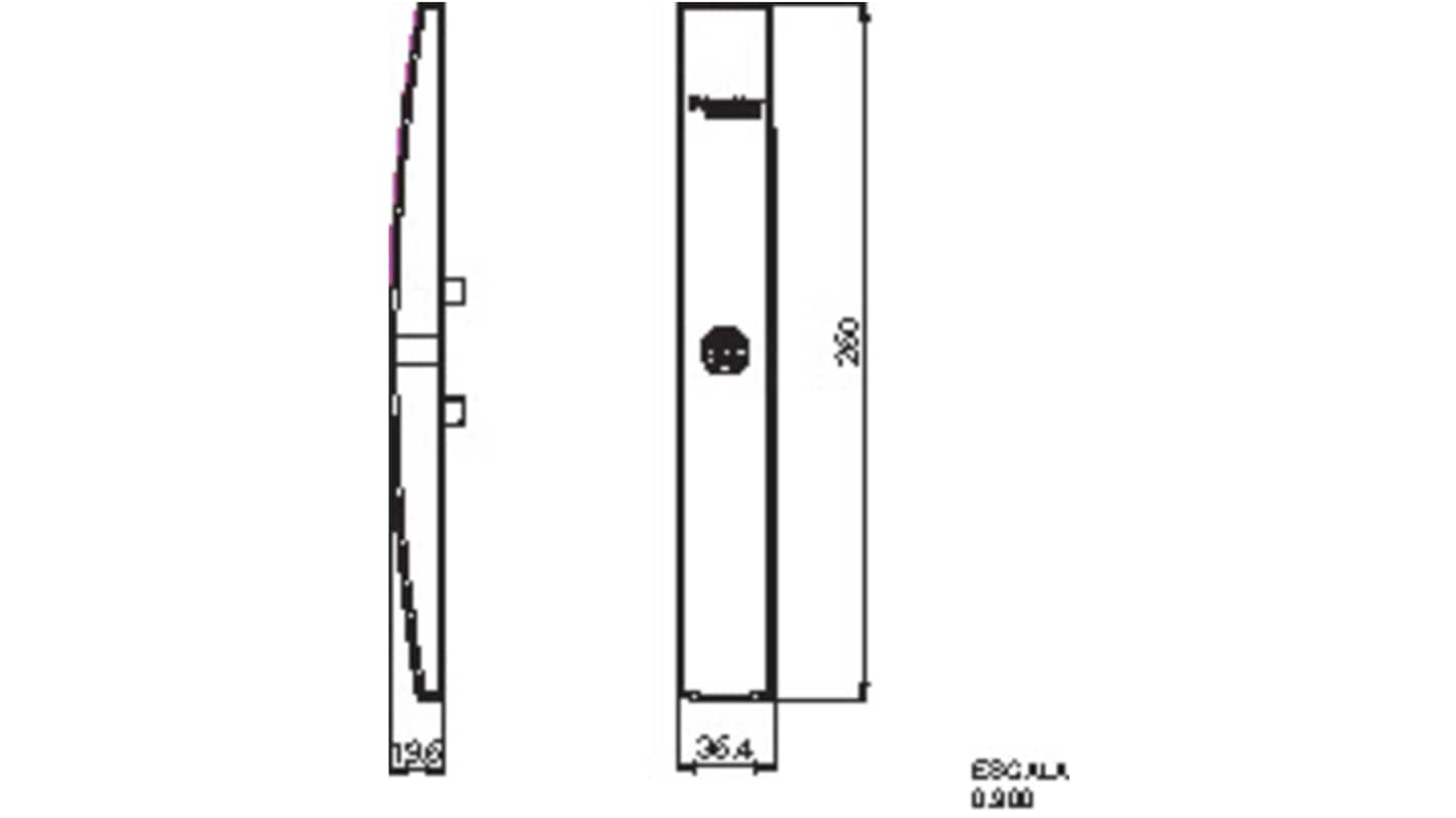 Schneider Electric Black Locking Handle