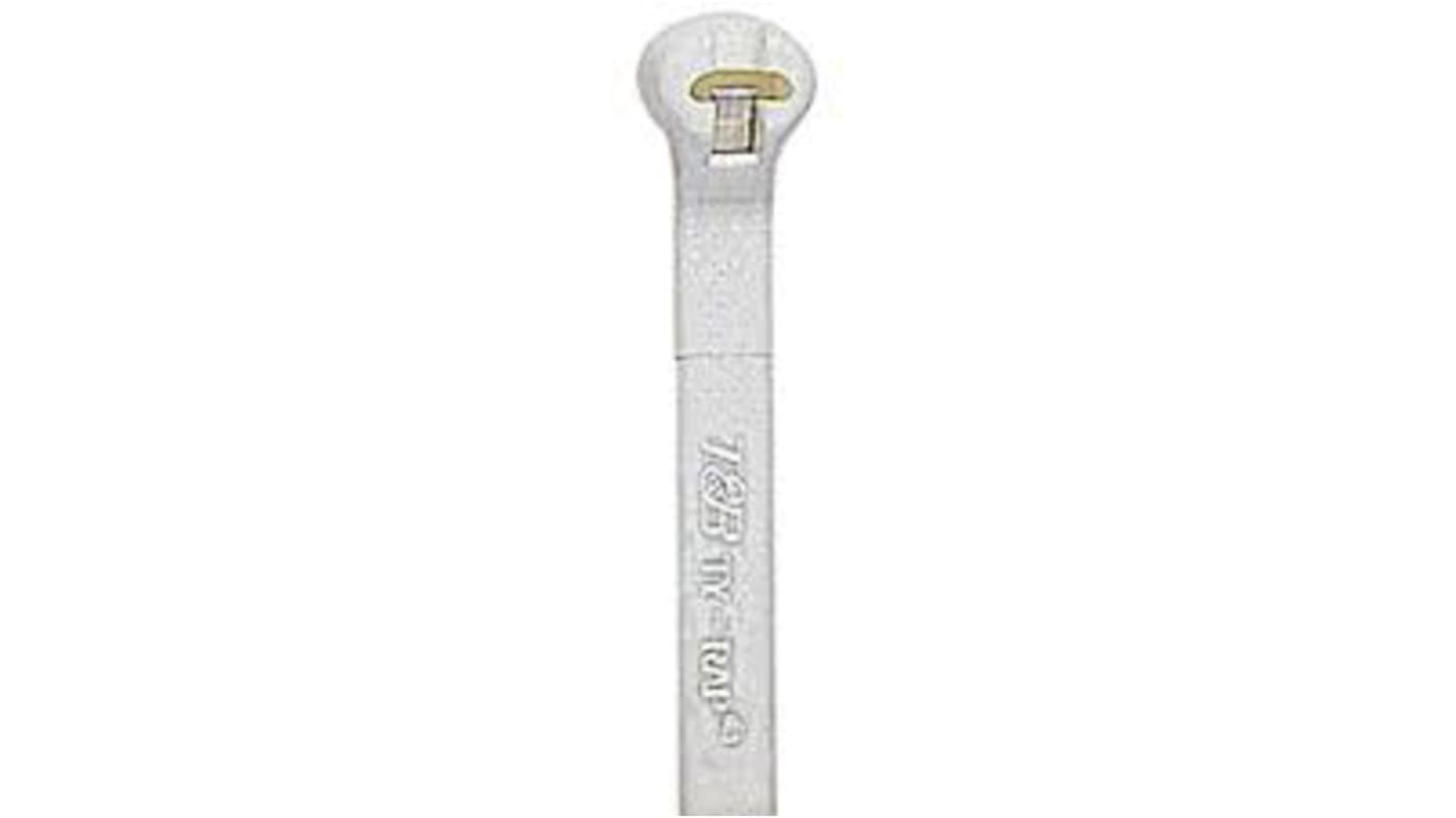 Thomas & Betts Cable Ties, 101.6mm x 2.3 mm, White Nylon, Pk-100