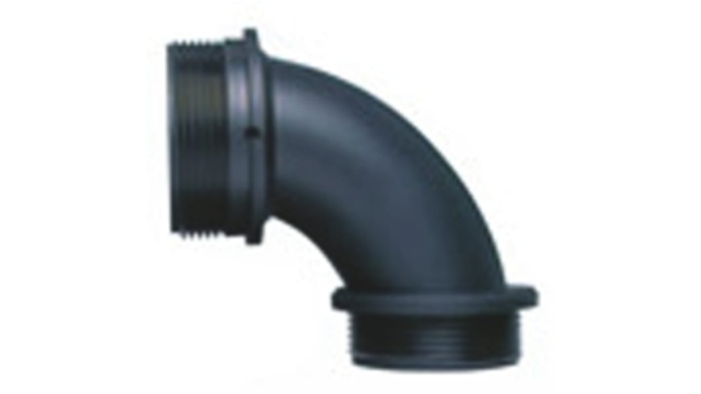 Raccordo per cavi Adaptaflex ASF28/PG21/90 & AWB28 ASF, Gomito a 90° in Nylon 66, Nero, filetto PG21, 28mm, protezione