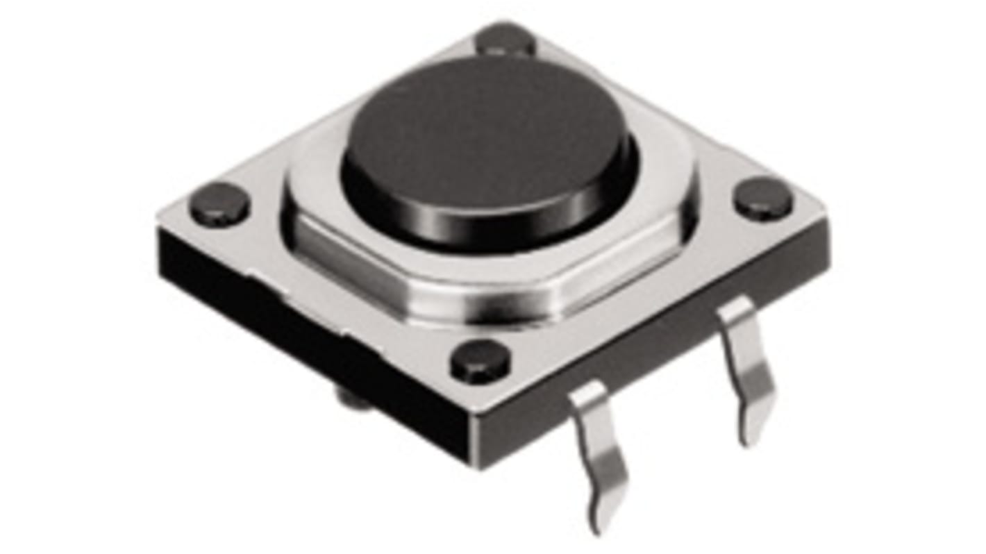 Alps Alpine プランジ​​ャー モーメンタリ タクタイルスイッチ, 1.57 N, 50 mA @ 12 V dc