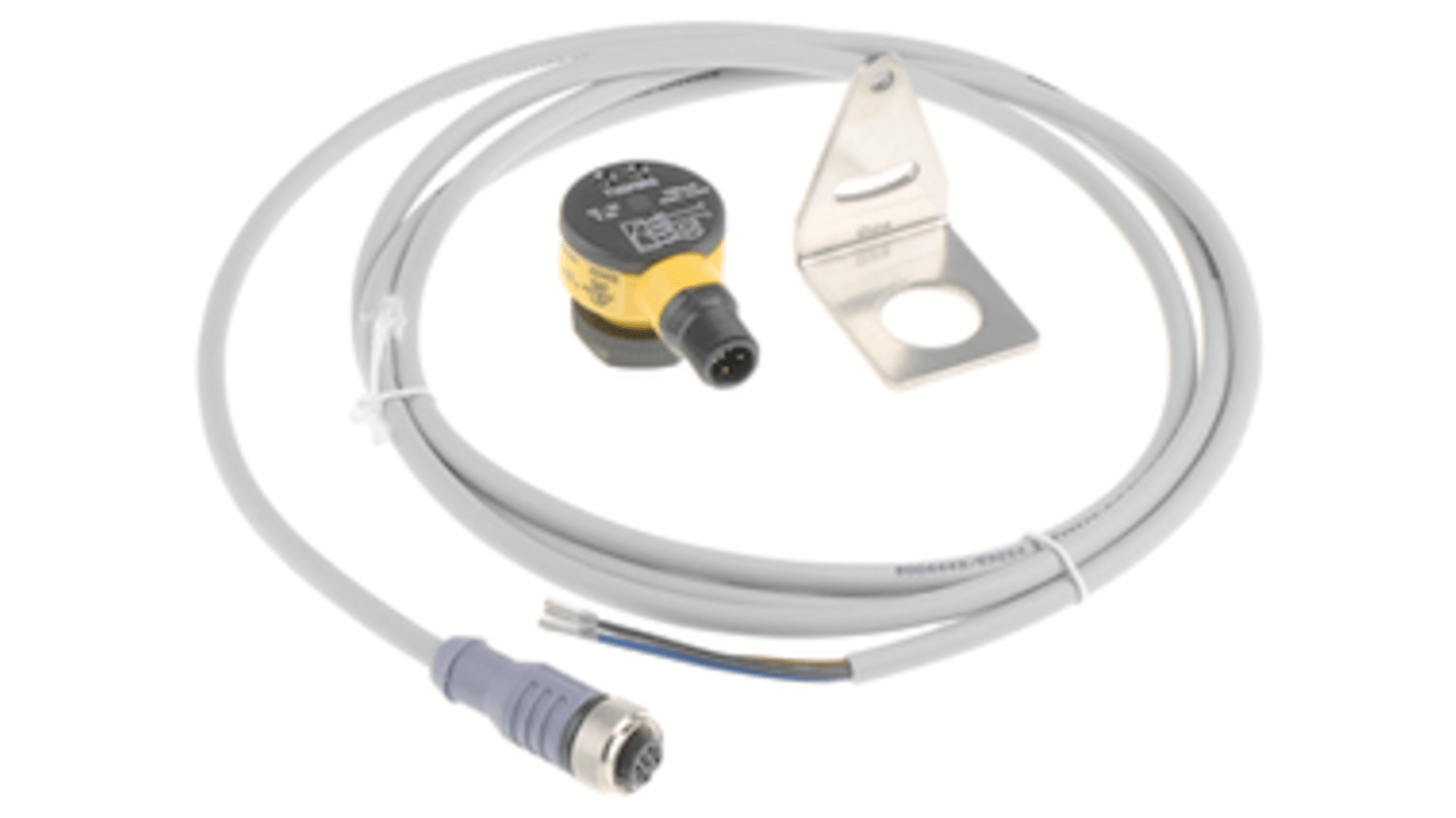 Banner Through Beam Photoelectric Sensor, Barrel Sensor, 20 m Detection Range