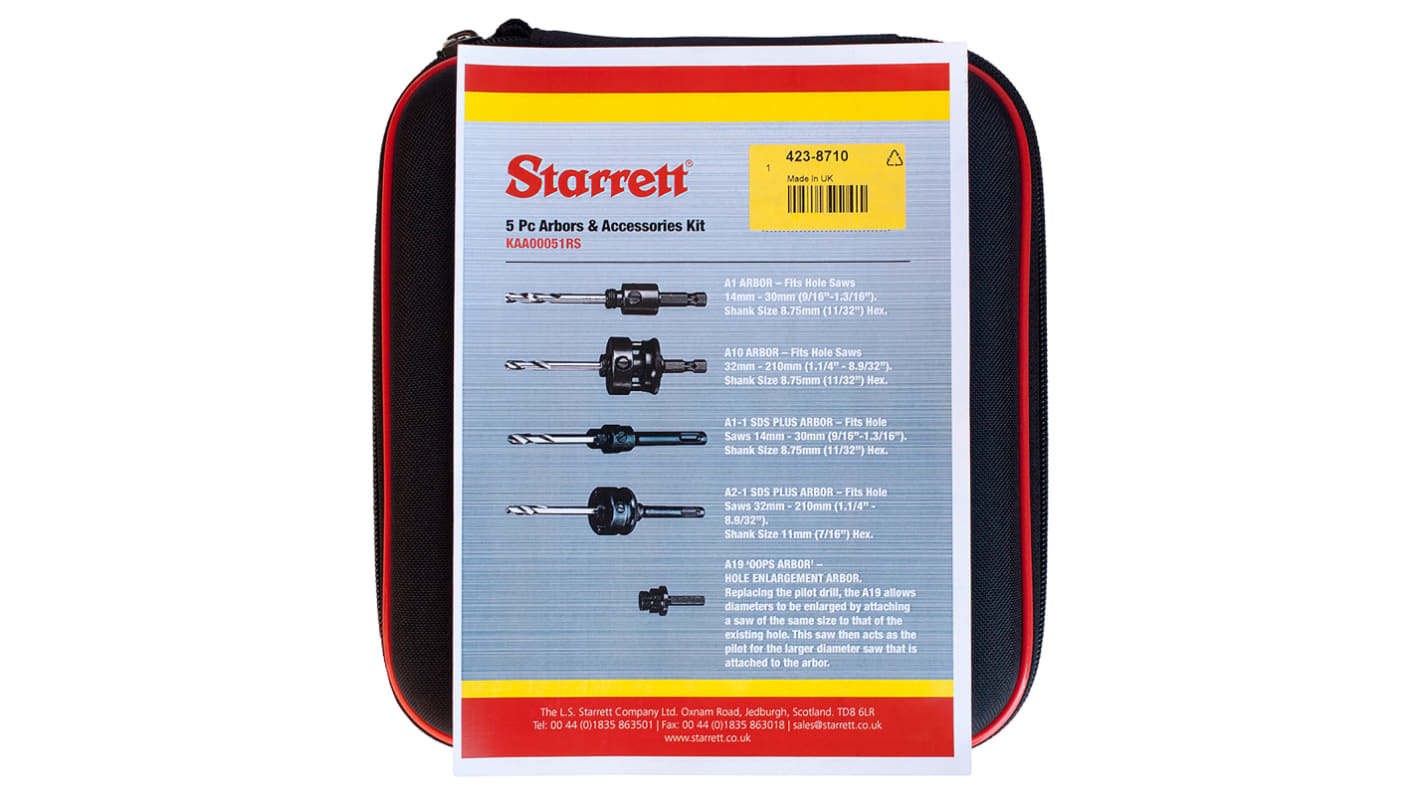 Starrett 14 → 152mm Arbor Set