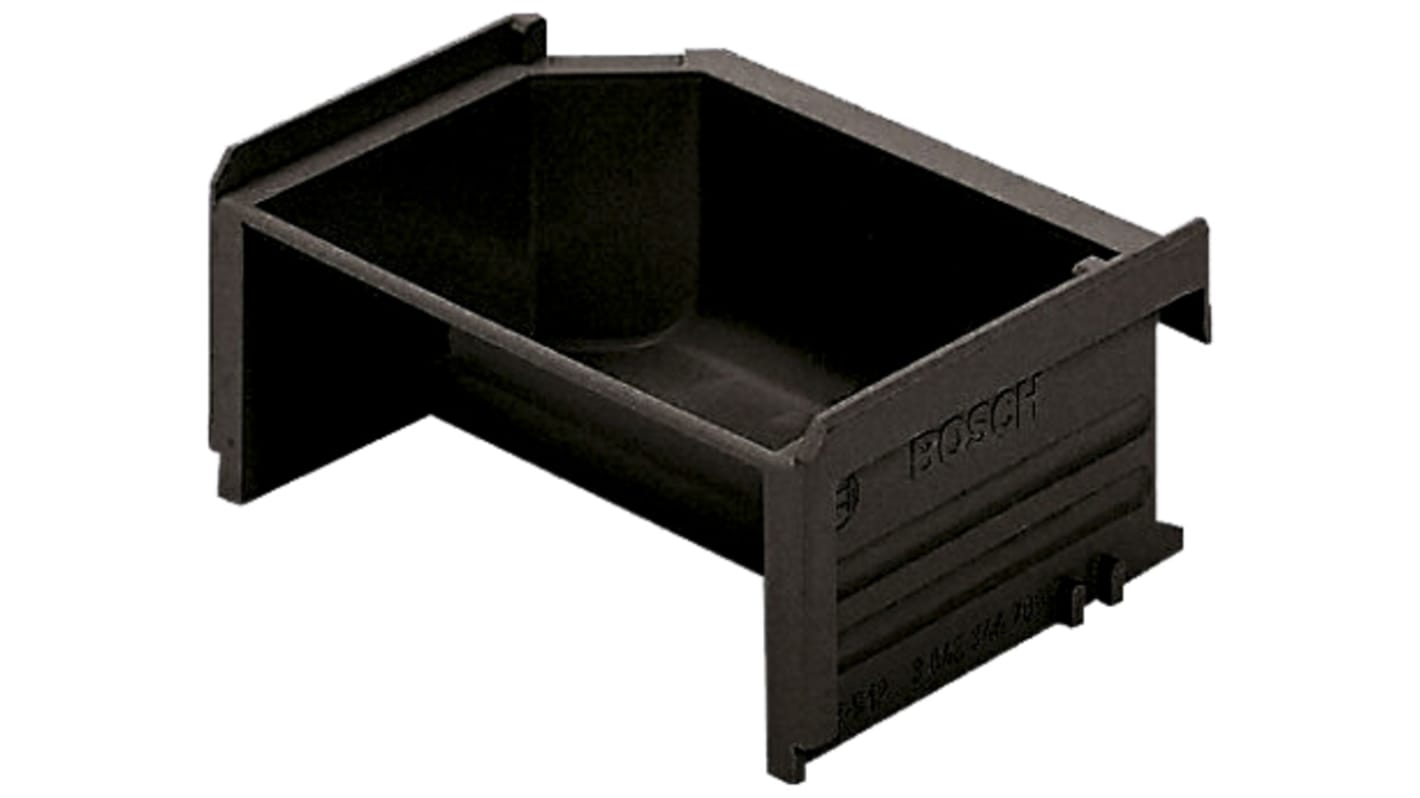 Bosch Rexroth Plastic Storage Bin, 50mm x 123mm, Black