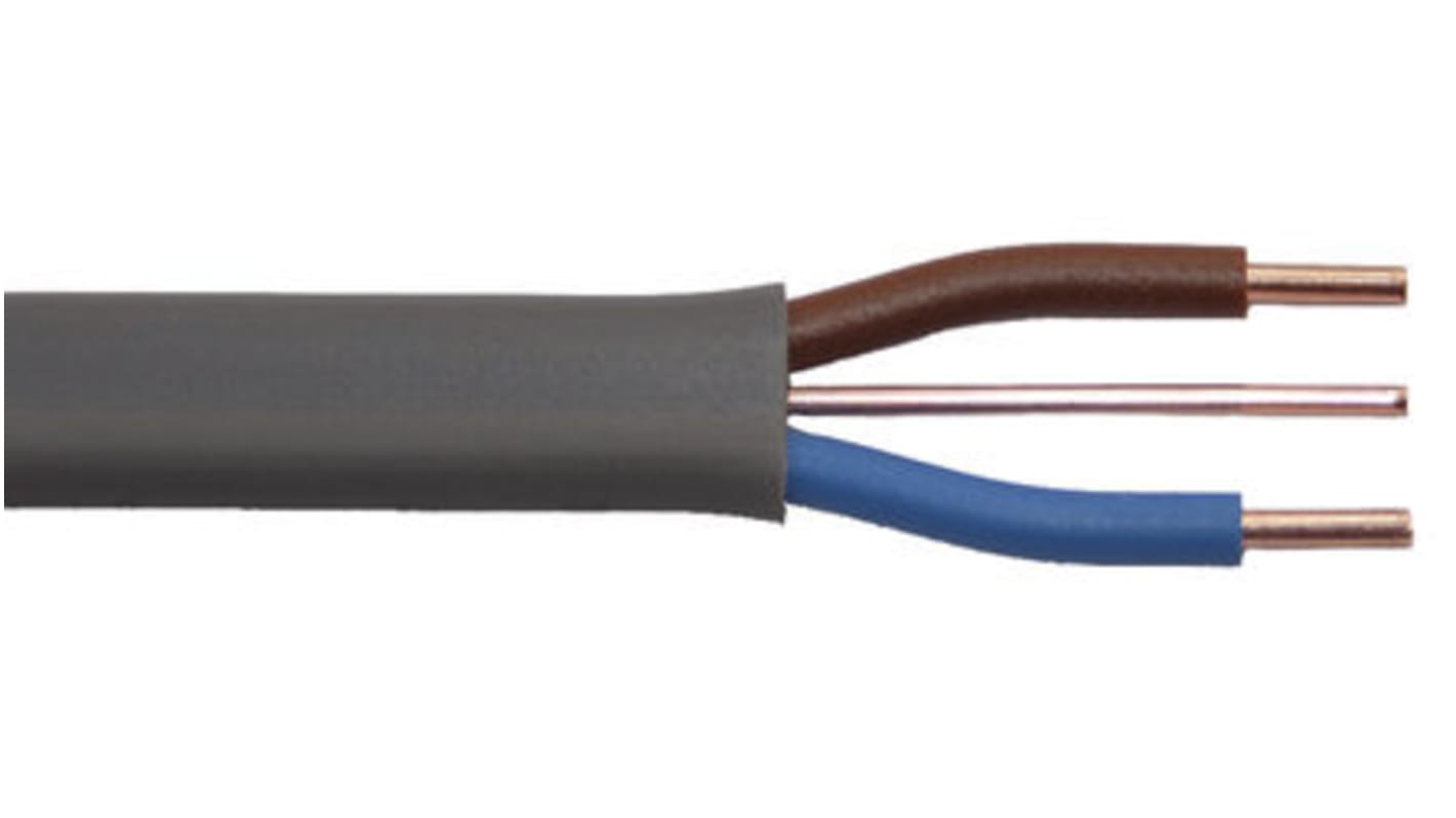 Cavo di potenza Prysmian , 2+E cond. 4 mm², 500 V, Ø 6.1 x 11.4mm, L. 100m