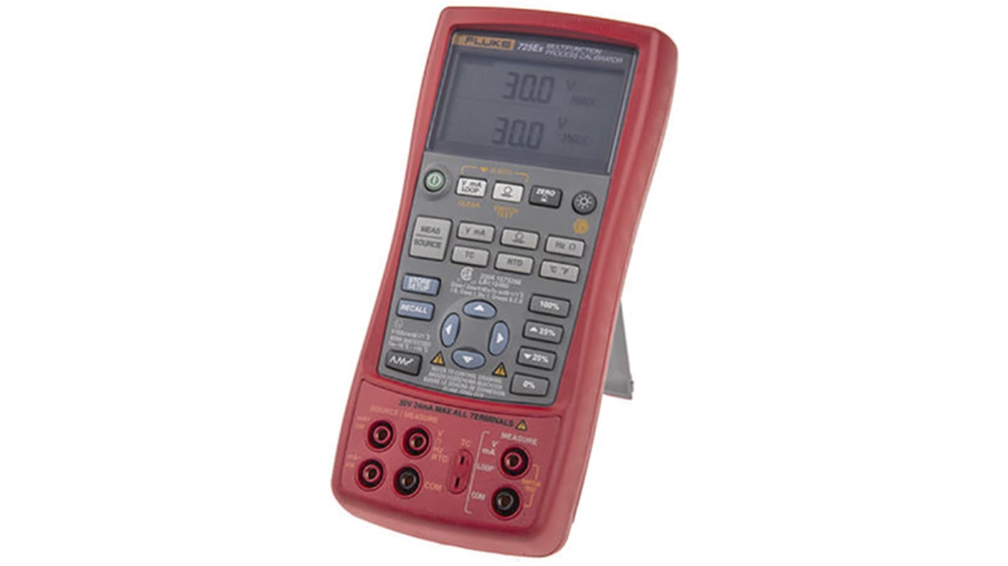 Fluke 725EX Multi Function Calibrator, 24mA, 30V, 200 x 96 x 47mm, - RS Calibration