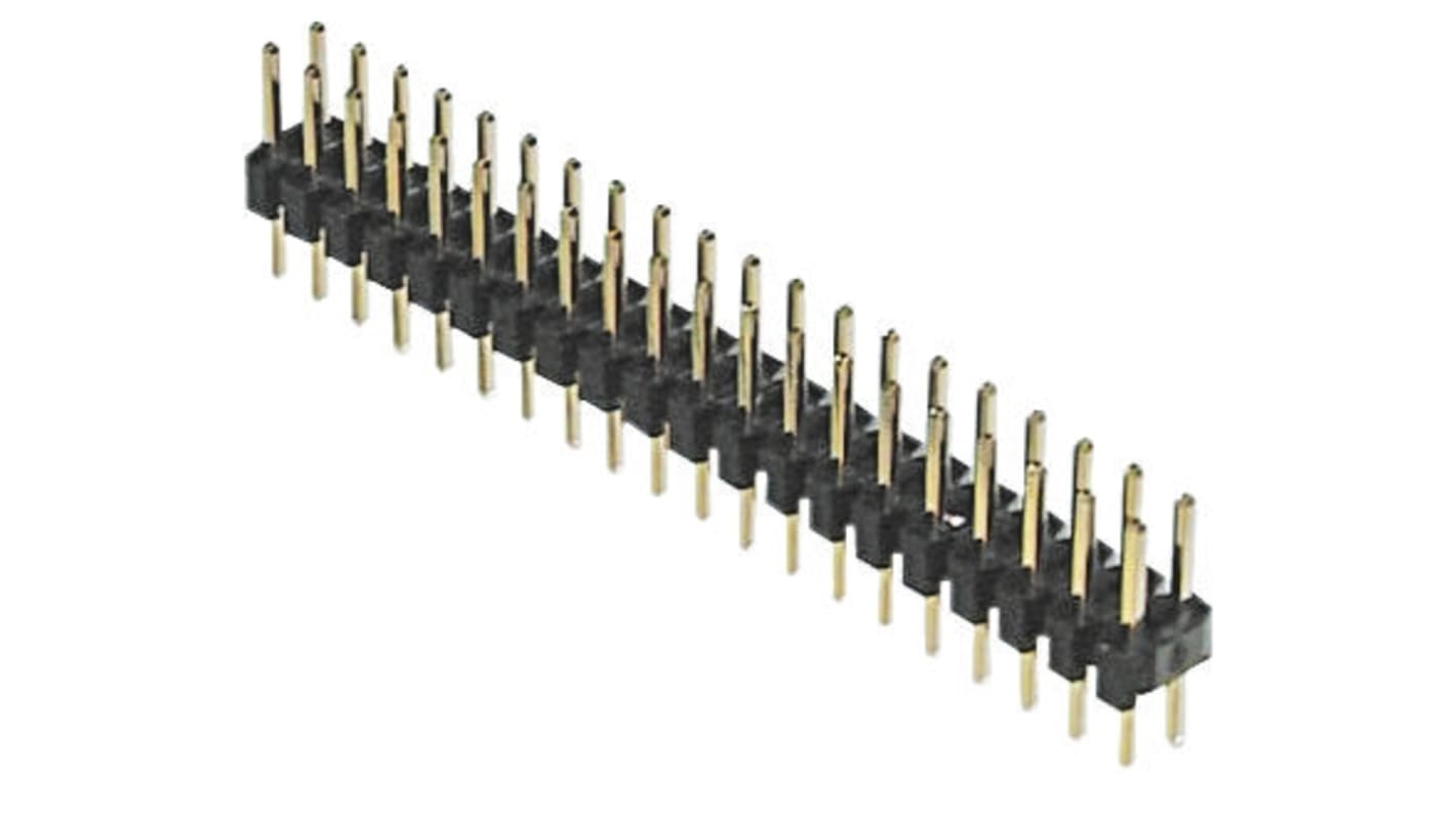 ASSMANN WSW A-SL200 Series Straight Through Hole Pin Header, 80 Contact(s), 2.0mm Pitch, 2 Row(s), Unshrouded