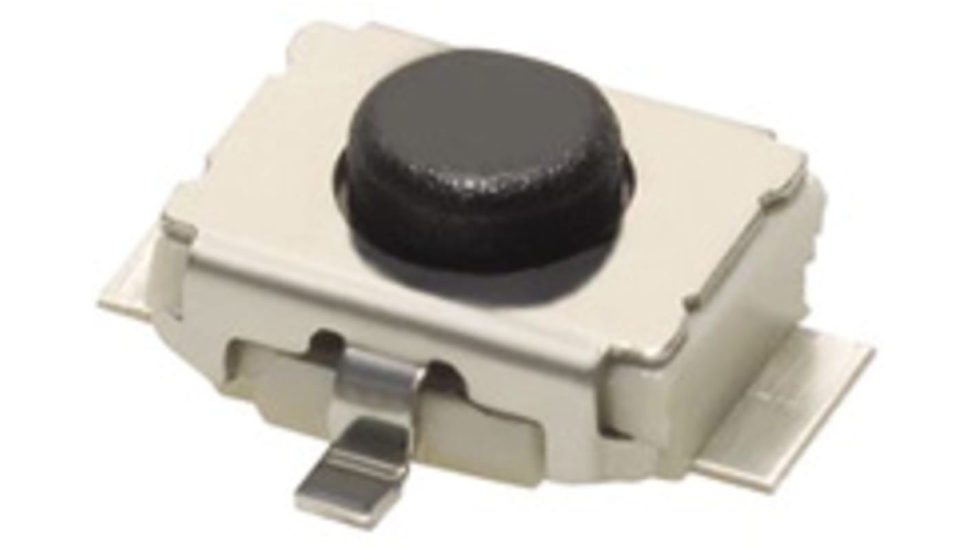 Omron Taster SPST, SMD 50 mA @ 12 V ac 0.4mm Knopf, 3 x 2.5 x 1.6mm B. 2.5mm L. 3mm
