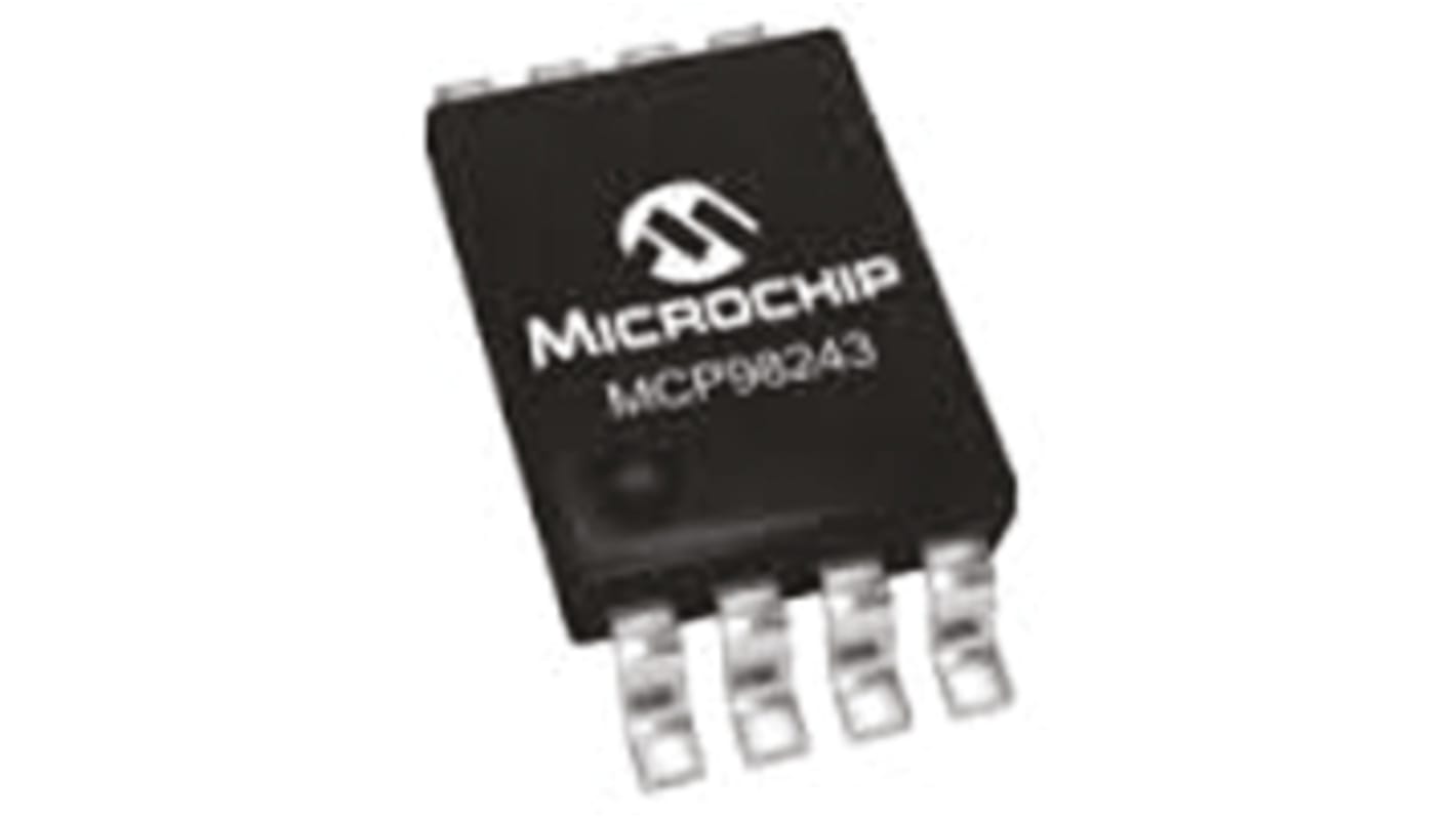 Convertitore di temperatura Microchip, interfaccia Serial-I2C, SMBus, montaggio , montaggio superficiale