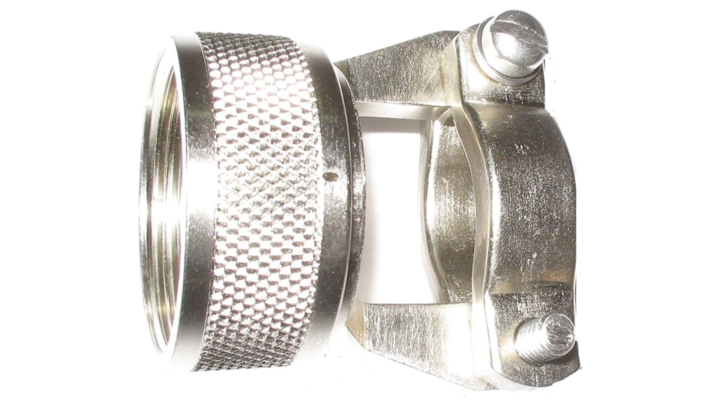 Amphenol, BS1Size 12 Straight Backshell With Strain Relief, For Use With Group N Connector