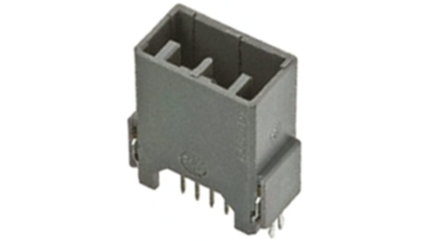 JAE MX34 Series Straight Through Hole PCB Header, 5 Contact(s), 2.2mm Pitch, 1 Row(s), Shrouded