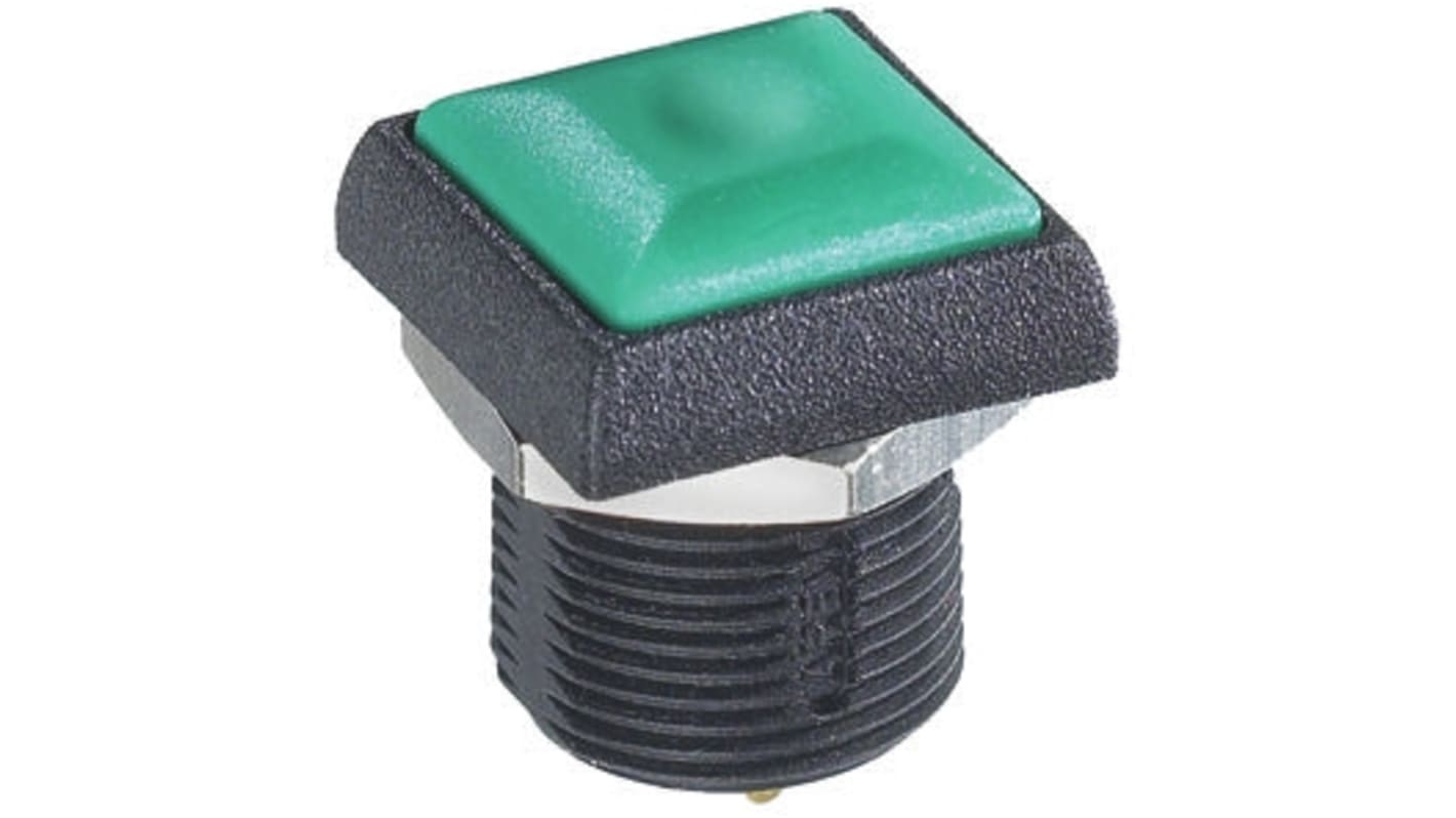 Interruttore a pulsante APEM, Momentaneo, SPST, , 200 mA @ 48 V dc, IP67 Montaggio a pannello
