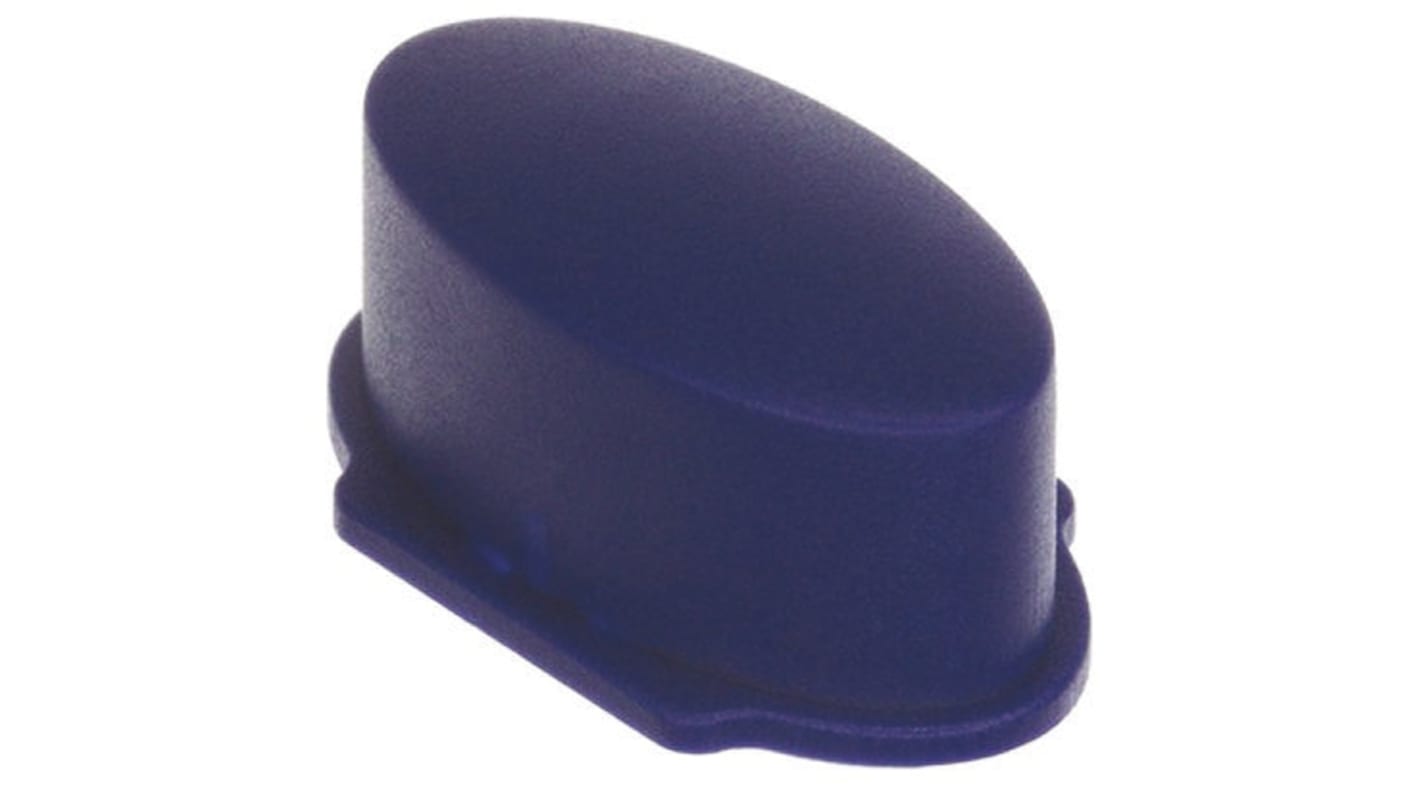 Tapa de botón pulsador, Color Azul, para uso con Interruptor de botón pulsador de la serie 3F